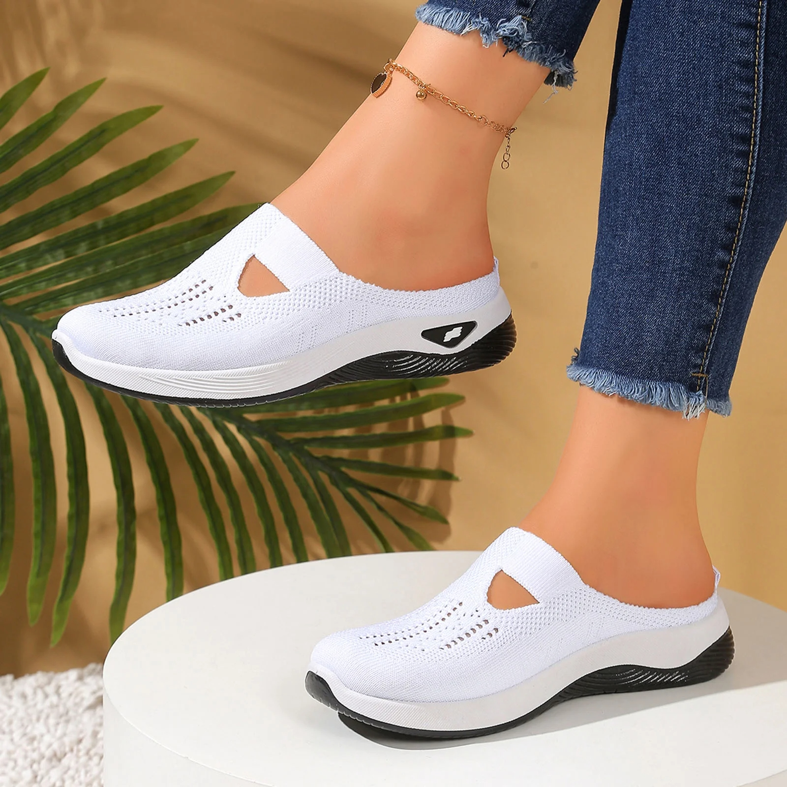 🔥50% OFF🔥Women's Comfortable Breathable Knitted Shoes