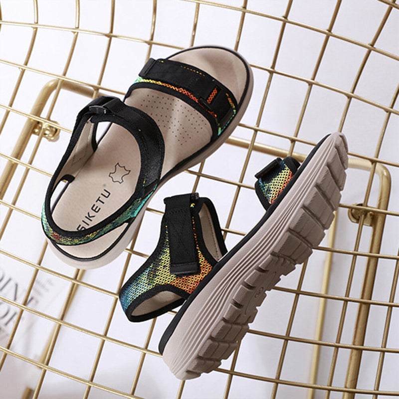 Women Opened Toe Wedges Sandals