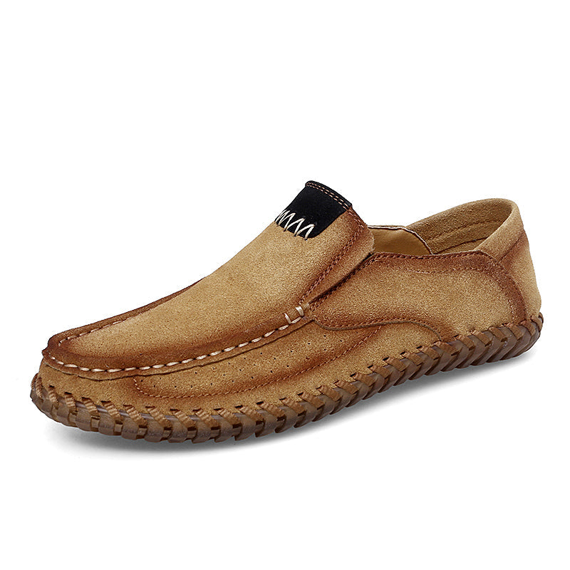 Men's Handcrafted Suede Slip-On Loafers
