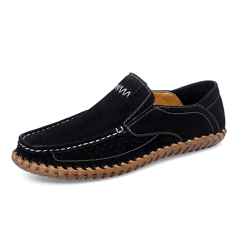 Men's Handcrafted Suede Slip-On Loafers