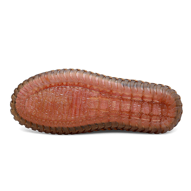 Men's Handcrafted Suede Slip-On Loafers