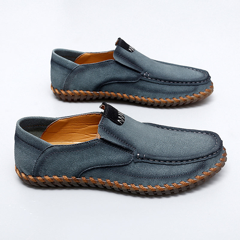 Men's Handcrafted Suede Slip-On Loafers