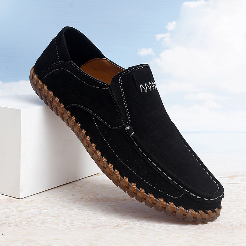 Men's Handcrafted Suede Slip-On Loafers