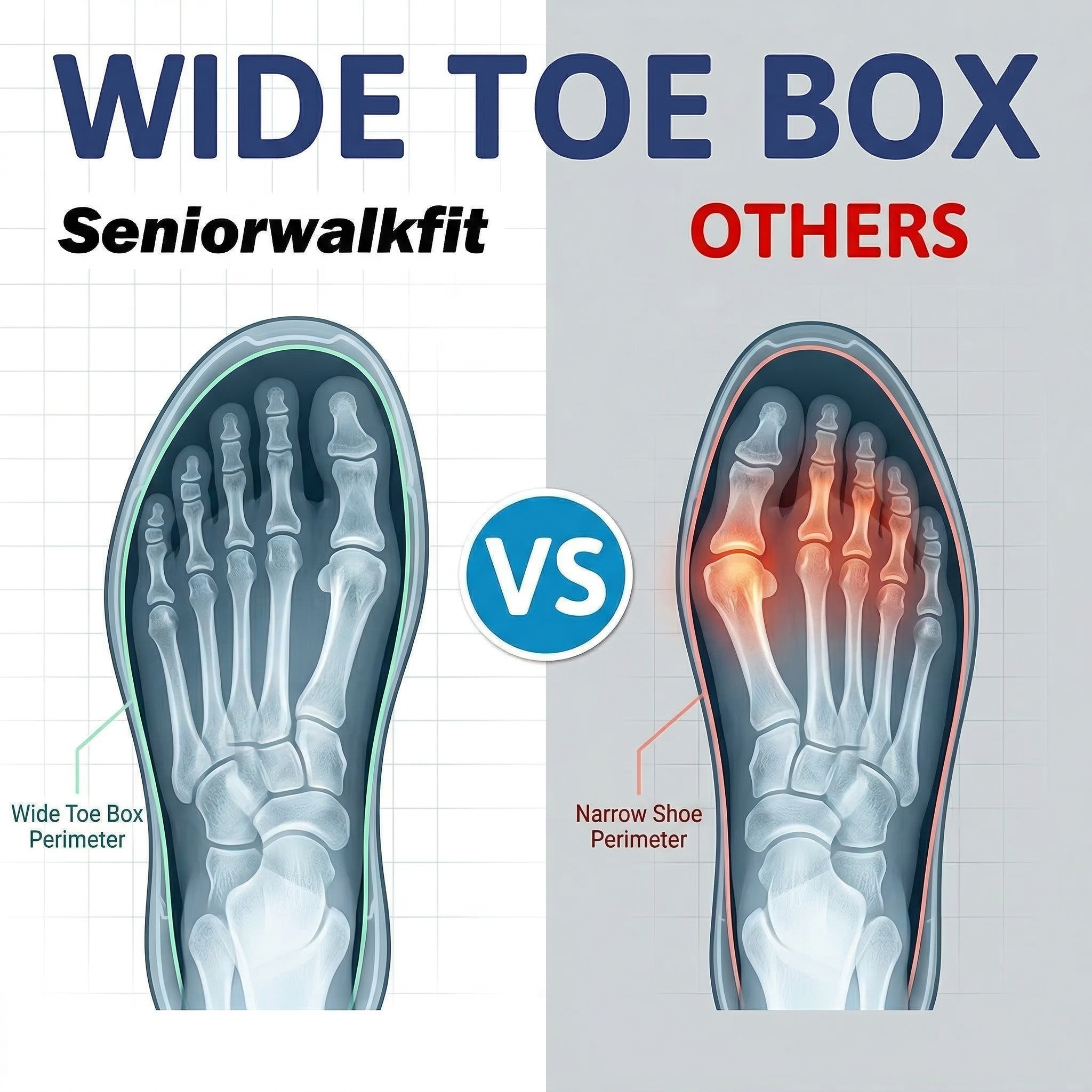 Men’s Slip-On Walking Shoes – Lightweight Cushioned Sole, Waterproof Mesh, Wide Toe Box, Arch Support & Non-Slip Traction