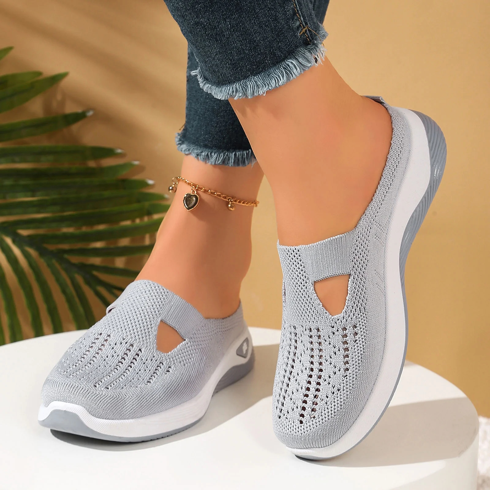 🔥50% OFF🔥Women's Comfortable Breathable Knitted Shoes