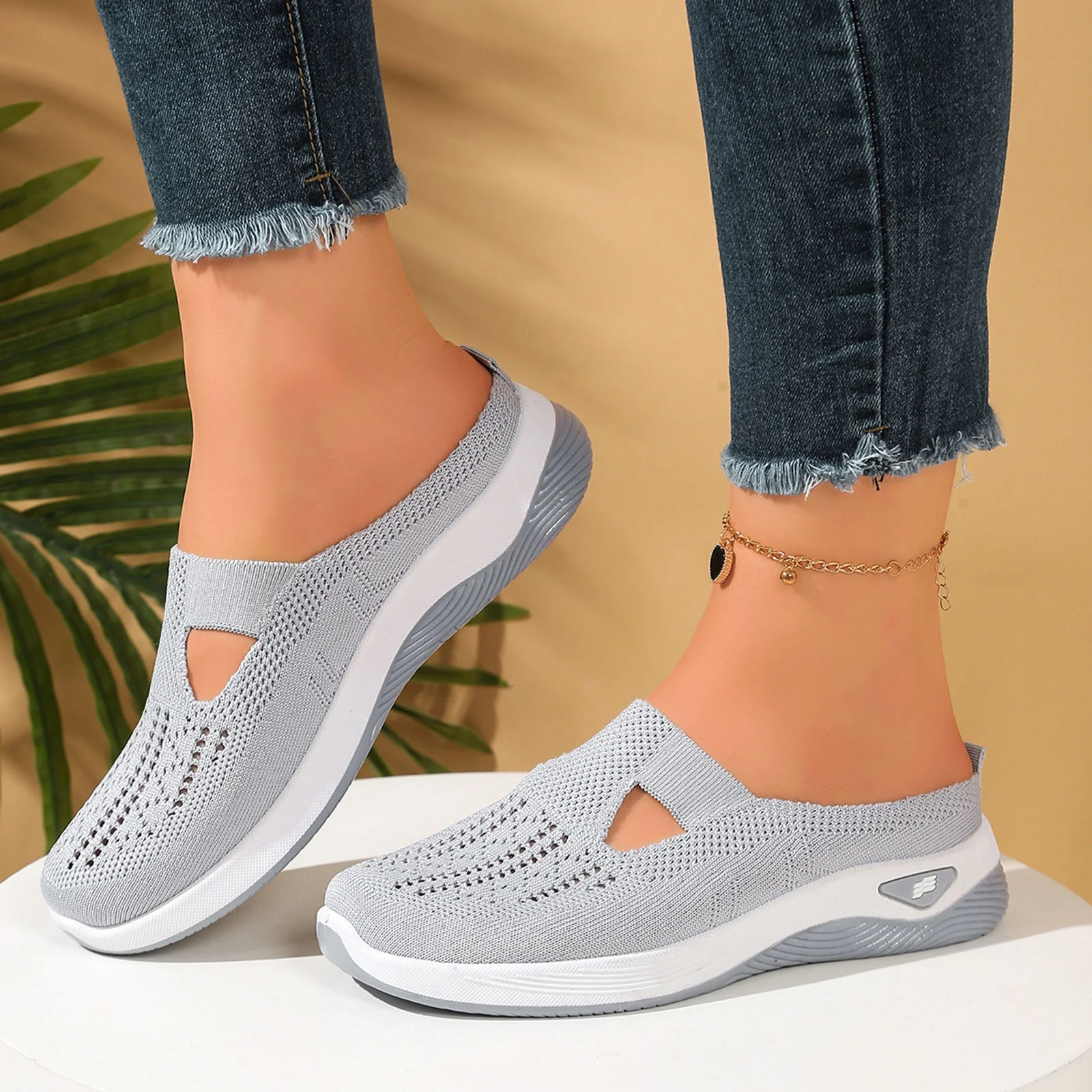 🔥50% OFF🔥Women's Comfortable Breathable Knitted Shoes
