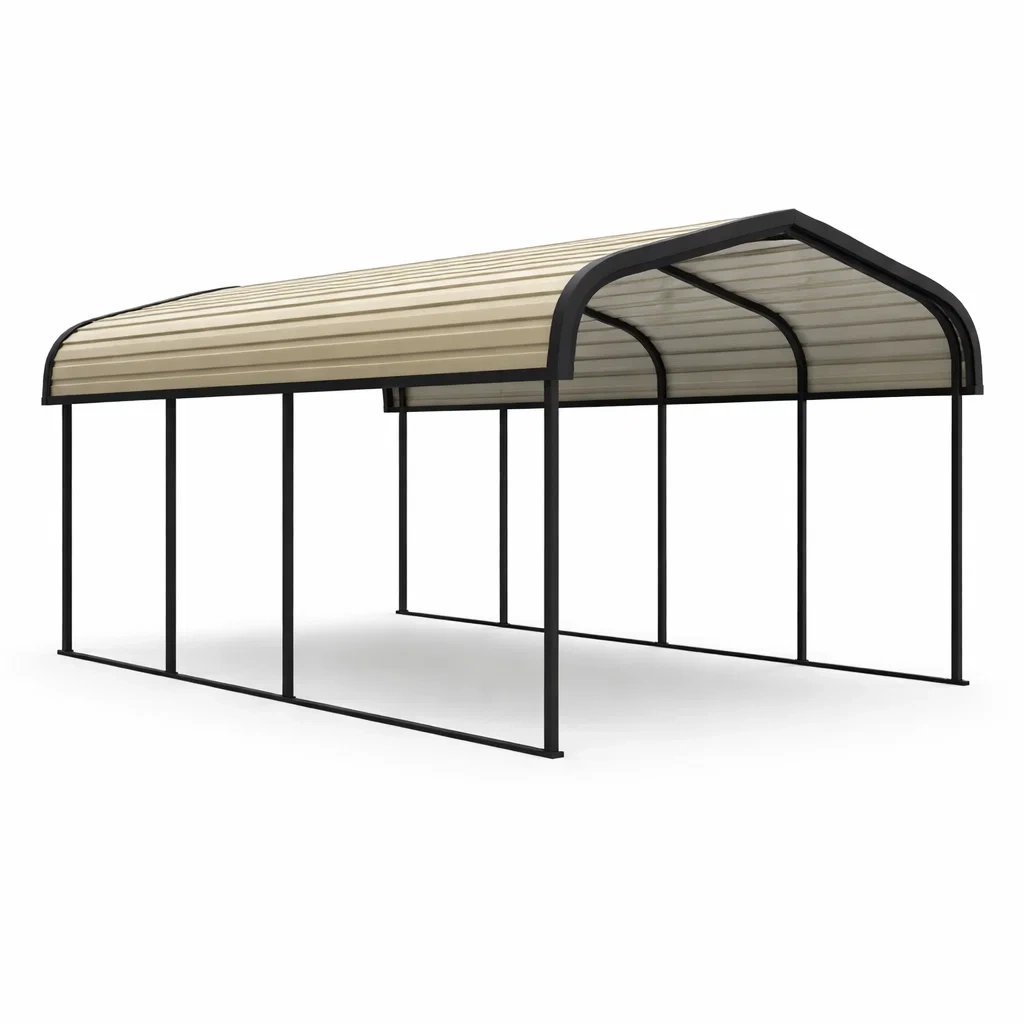 Modern Steel Frame Carport Shelter-NestSolara
