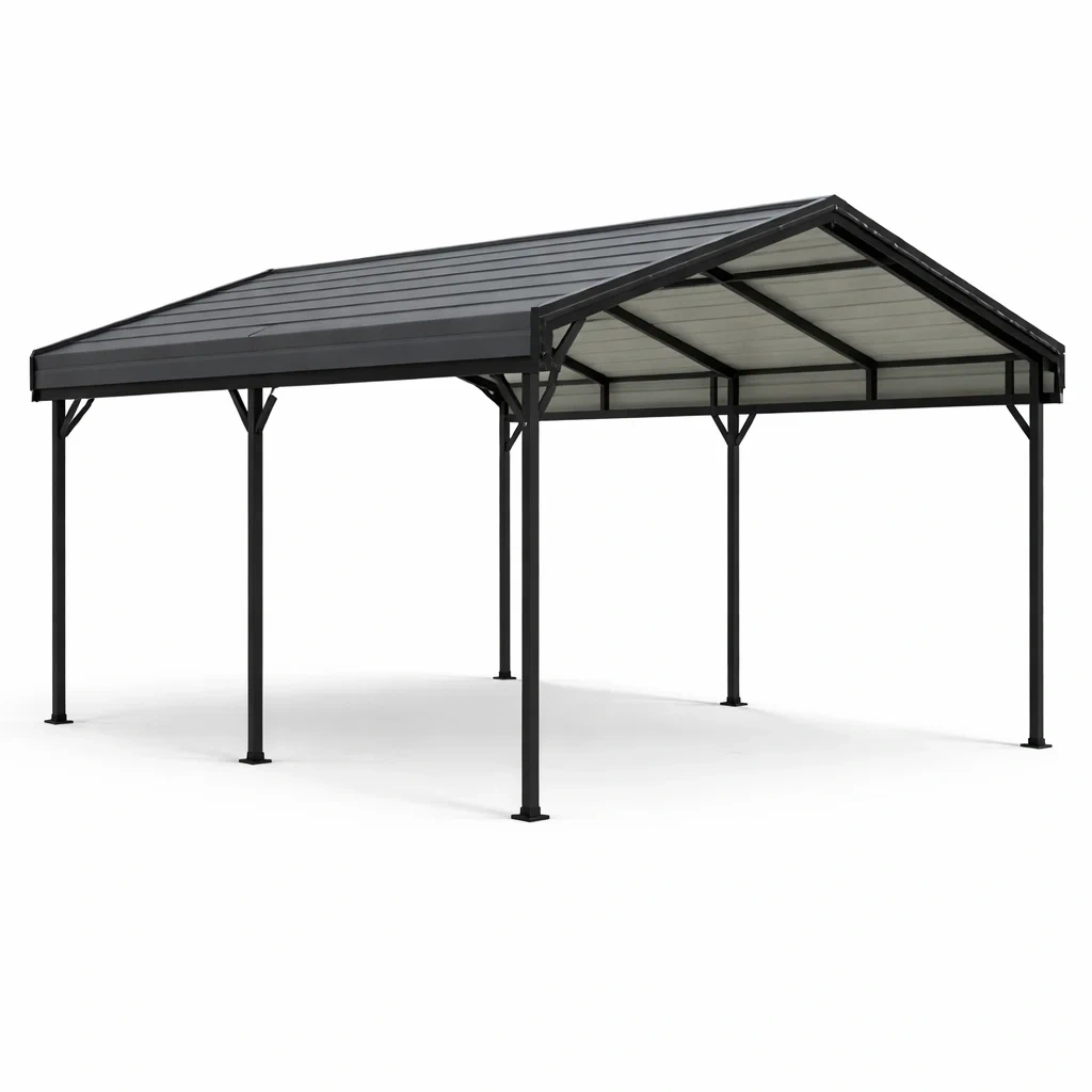 Heavy Duty Steel Carport Garage Shelter-NestSolara