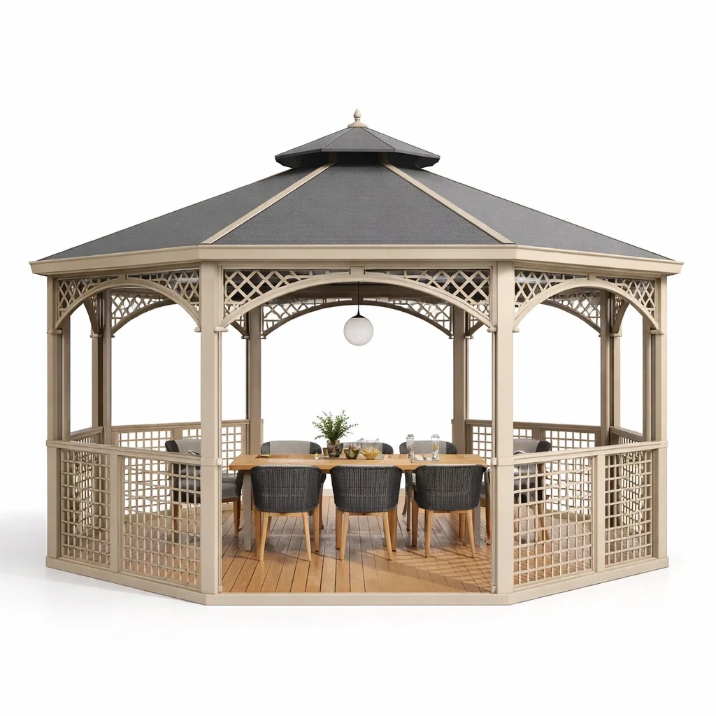 Decorative Garden Pavilion Gazebo-NestSolara
