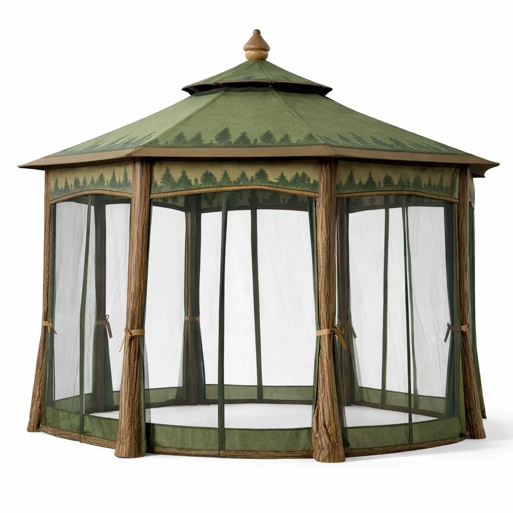 Outdoor Screen House Gazebo Tent-NestSolara