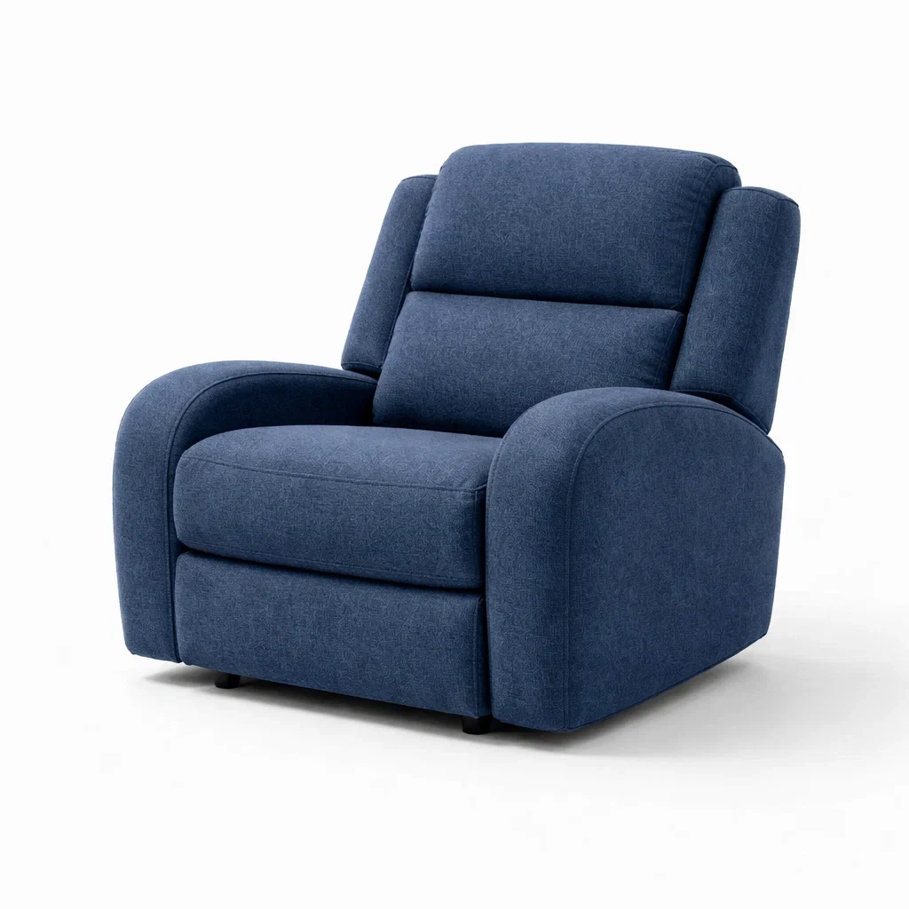 Upholstered Recliner Lounge Chair-NestSolara