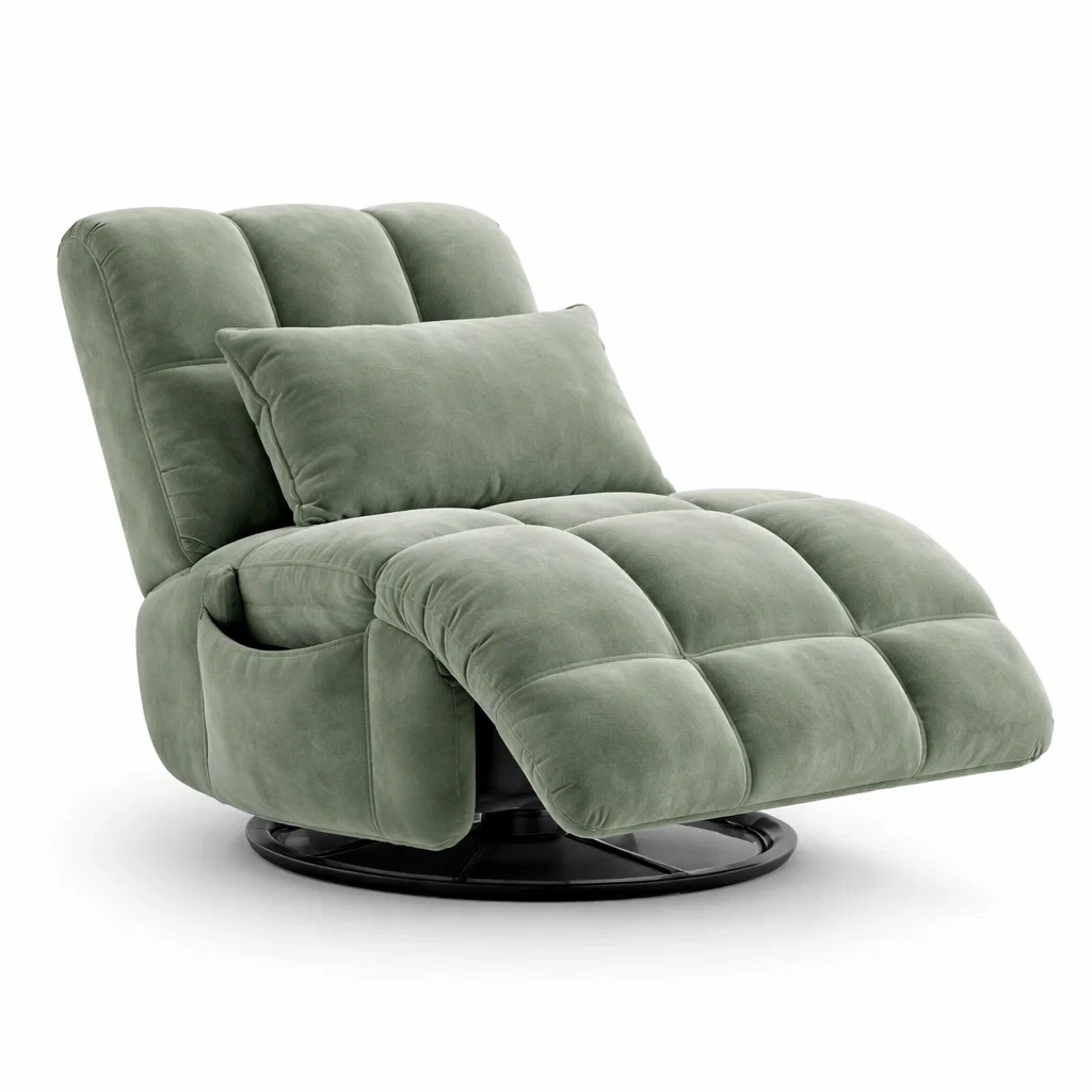 Swivel Recliner Lounge Chair-NestSolara