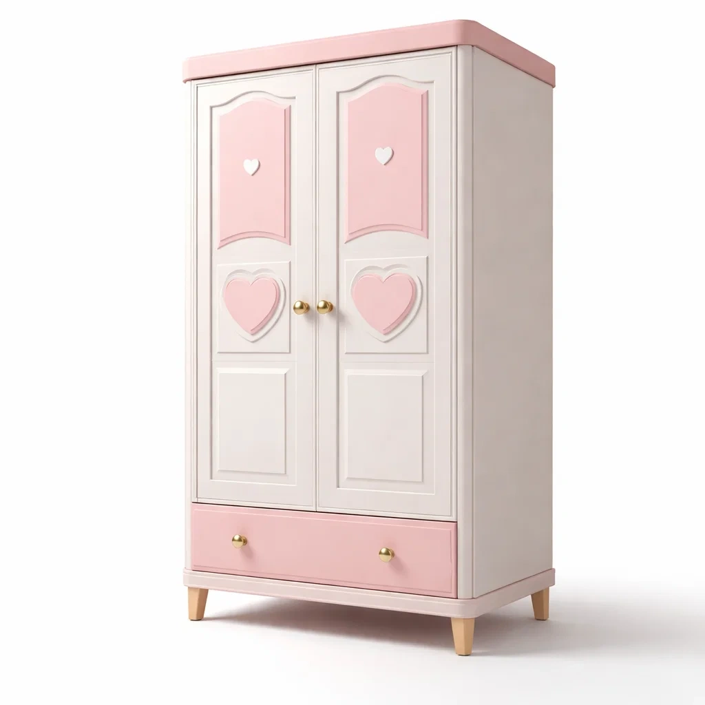 Kids Bedroom Wardrobe Storage Cabinet-NestSolara