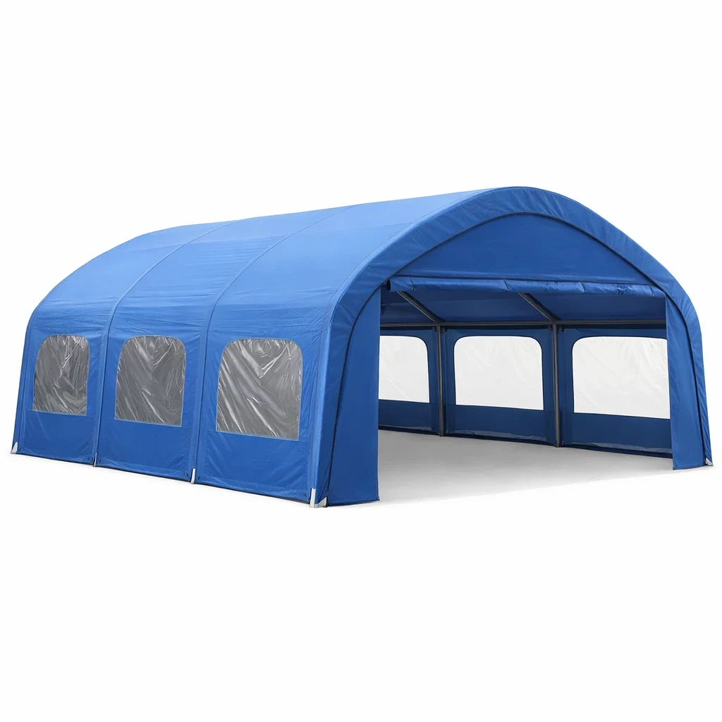 Arched Roof Storage Shelter Tent-UrbanLoria