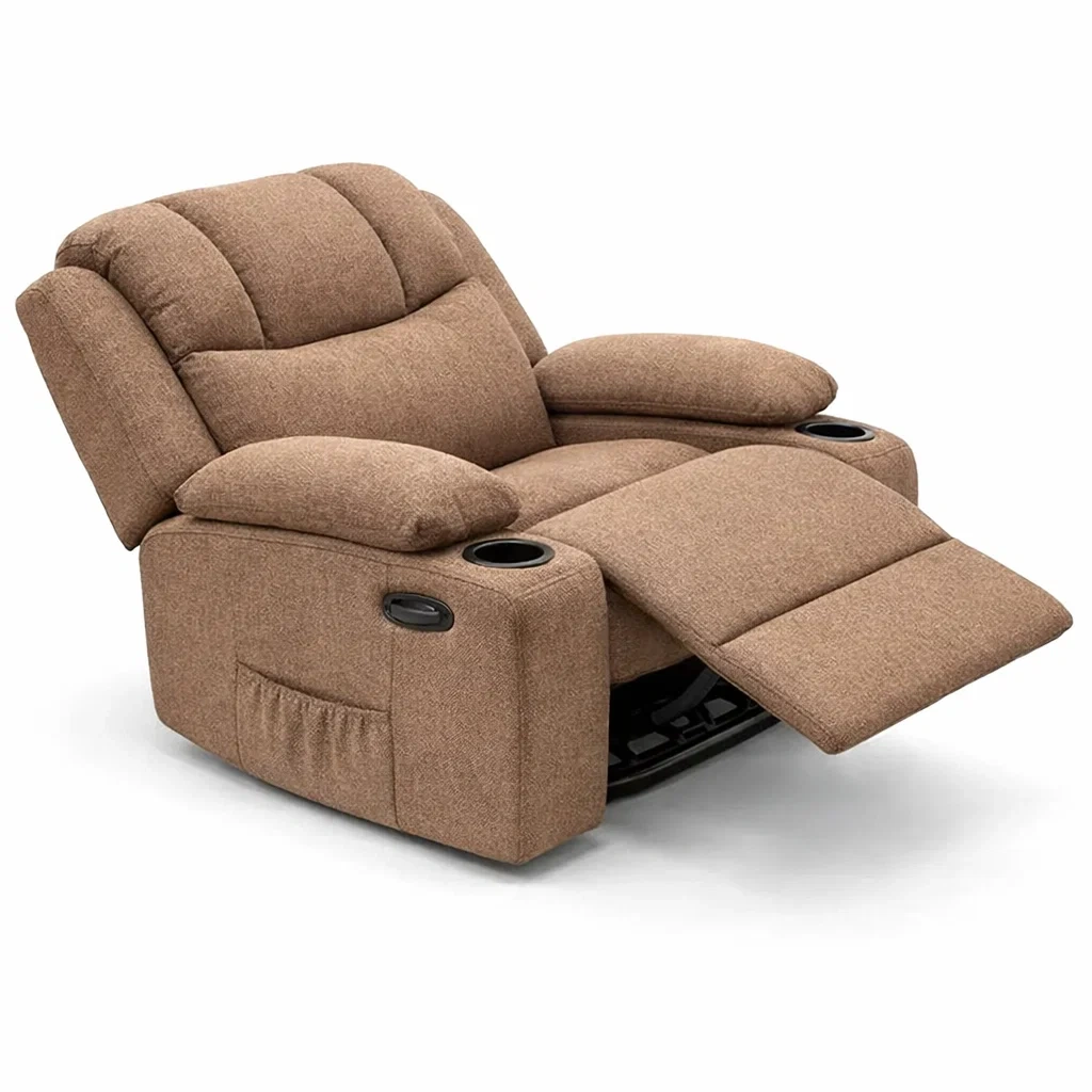 Fabric Recliner Lounge Chair-UrbanLoria