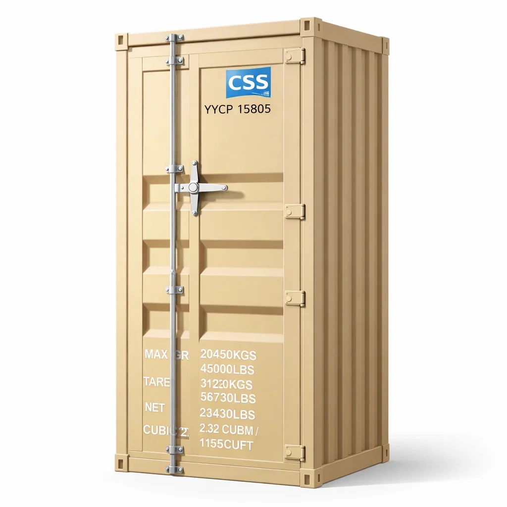 Beige Container Storage Cabinet CSS-UrbanLoria