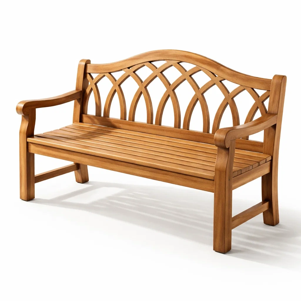 Gartenbank teakholz natur-FURNISHELITECO