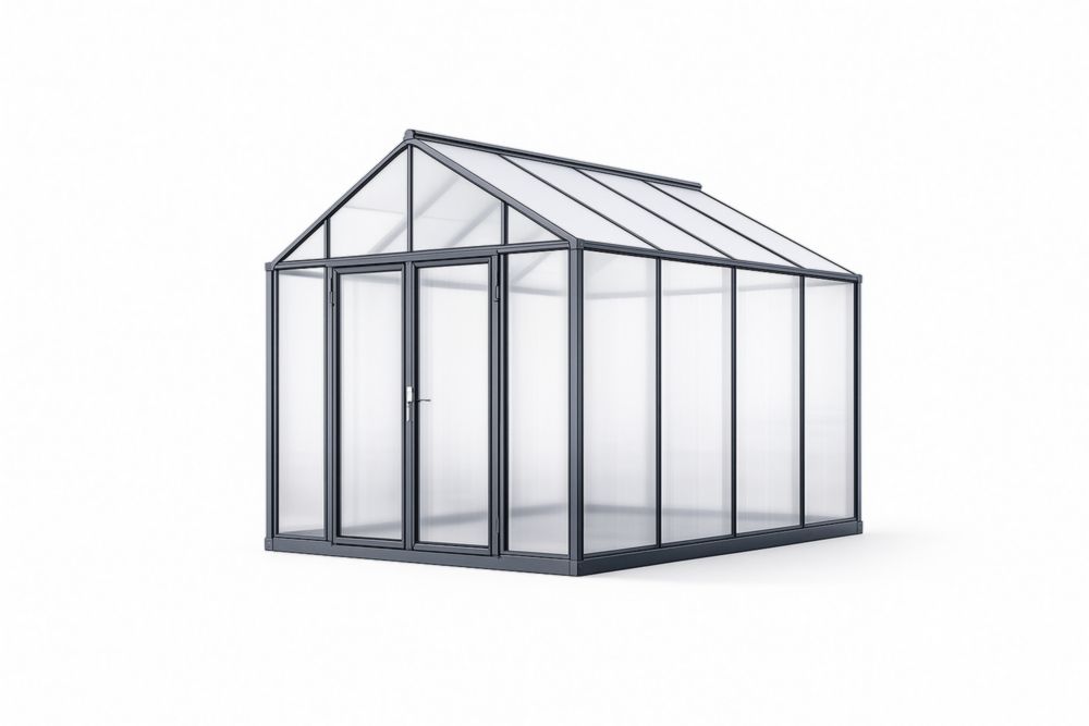 Serra in Alluminio e Policarbonato Trasparente