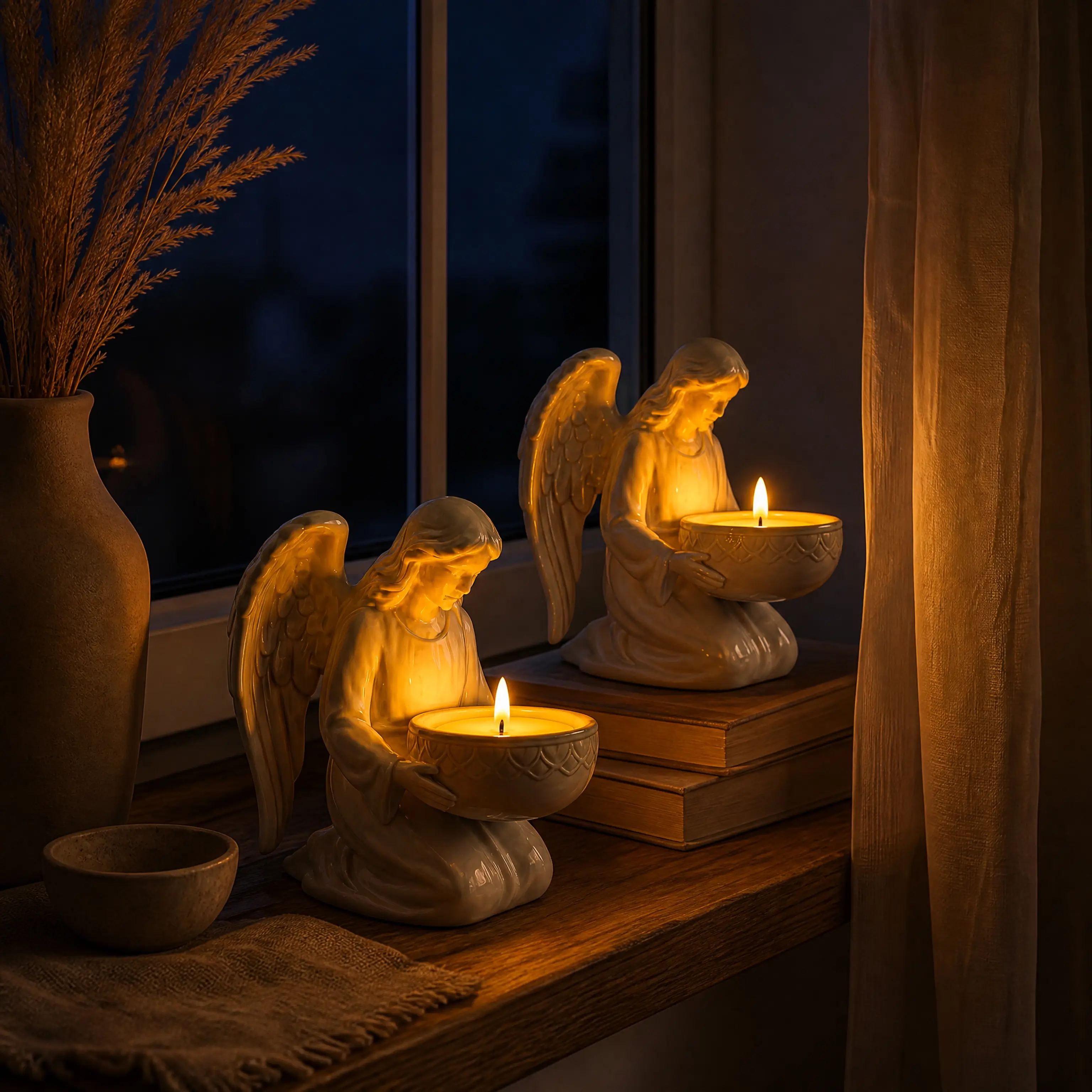 Sacred Serenity Candle Holder