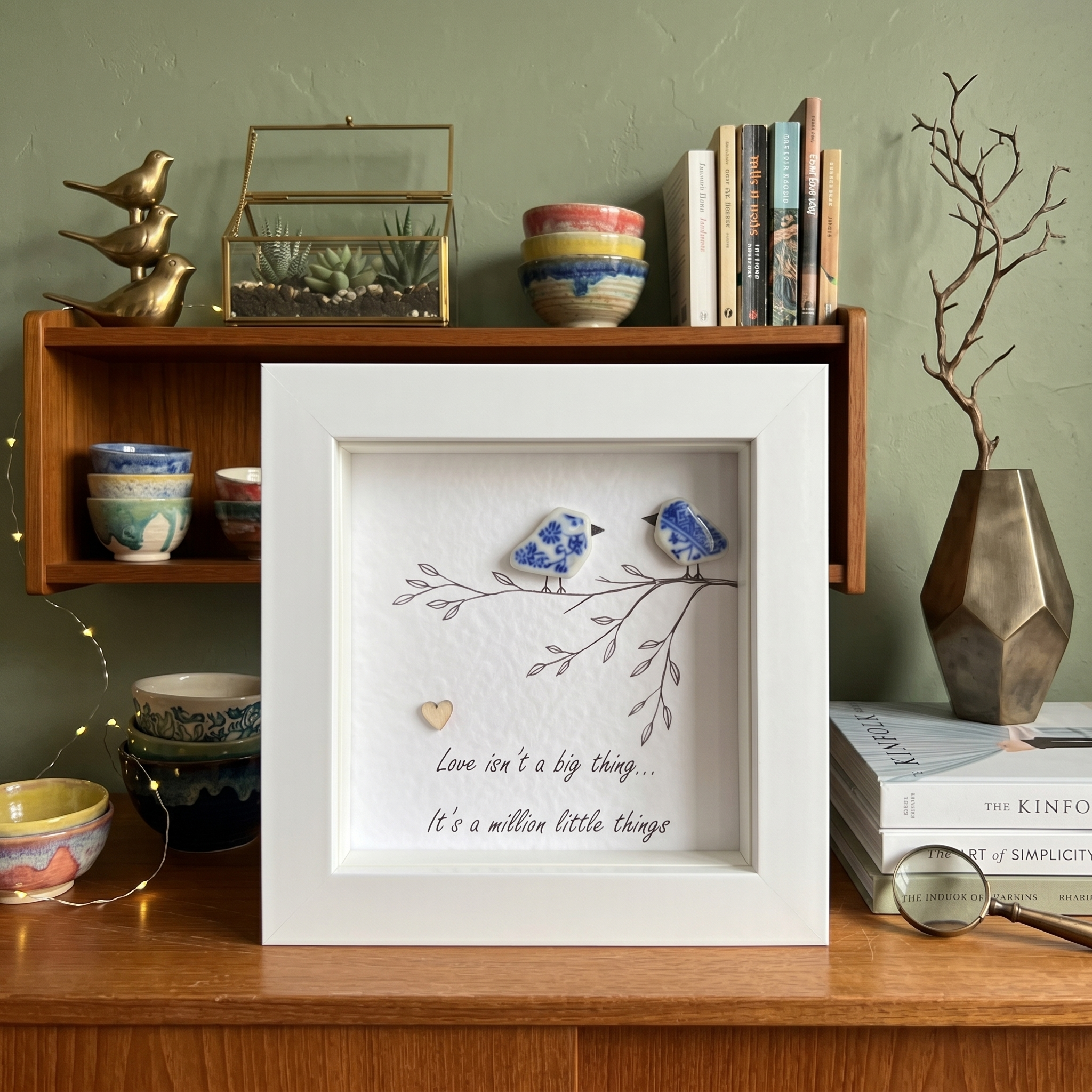 The Porcelain Tiles Art--Love isn't a big thing...