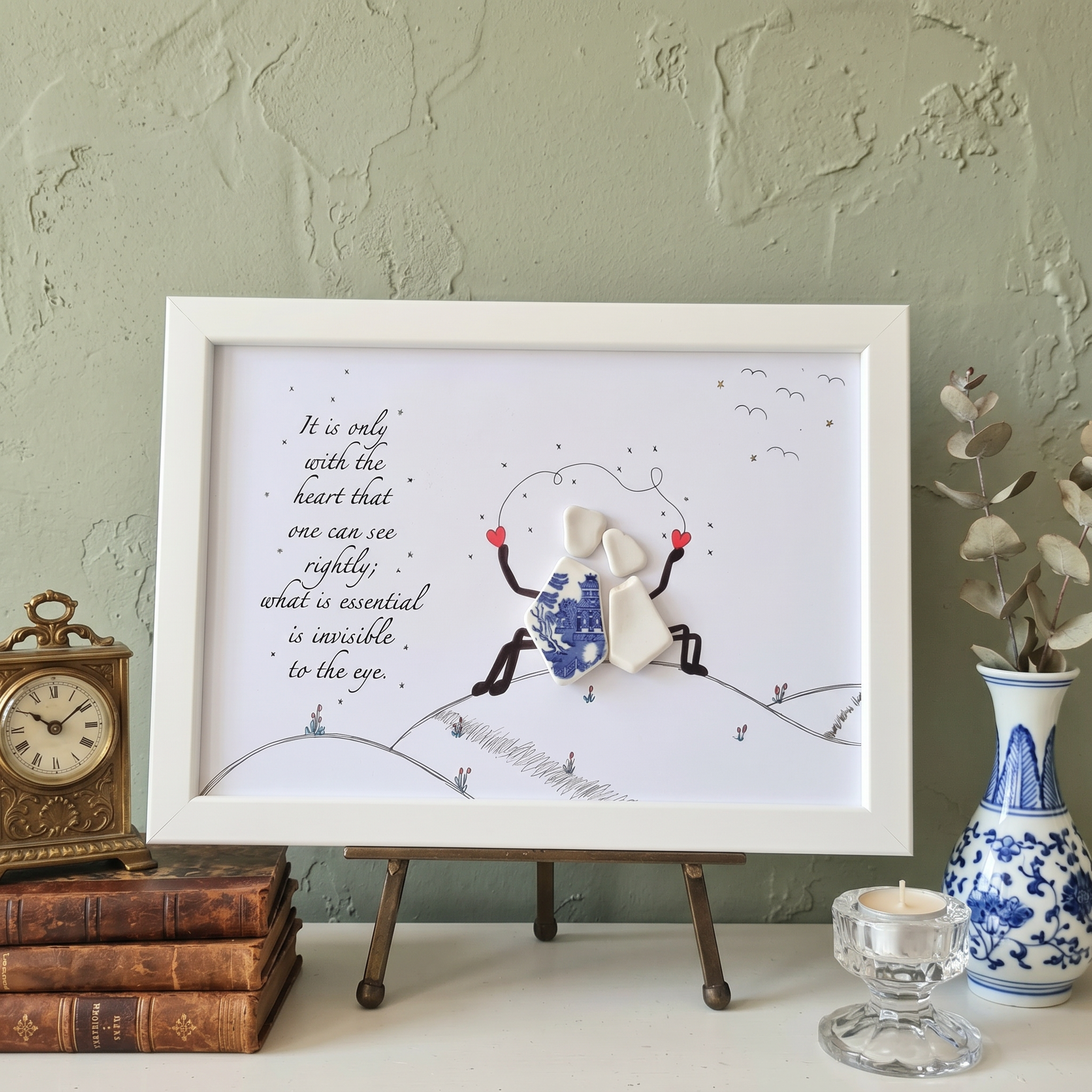 The Porcelain Tiles Art-Not every love needs to be spoken🤝💖