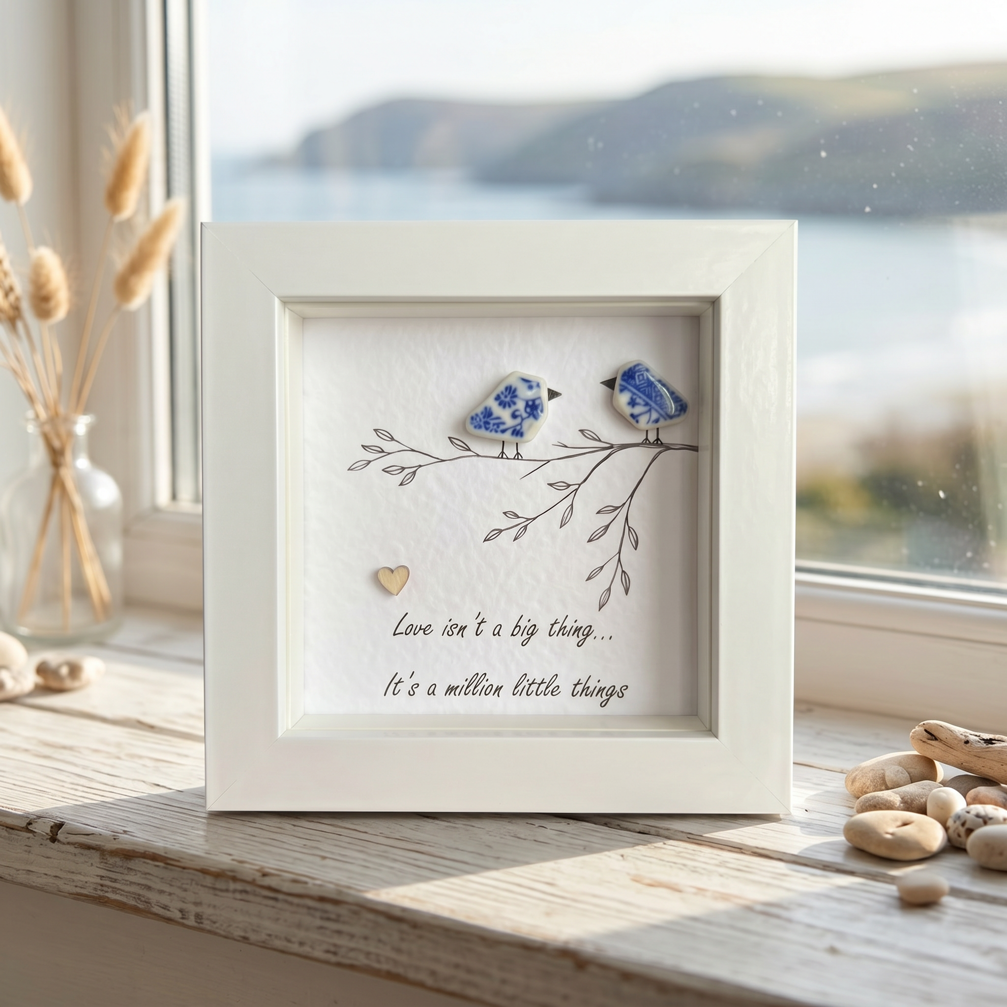 The Porcelain Tiles Art--Love isn't a big thing...