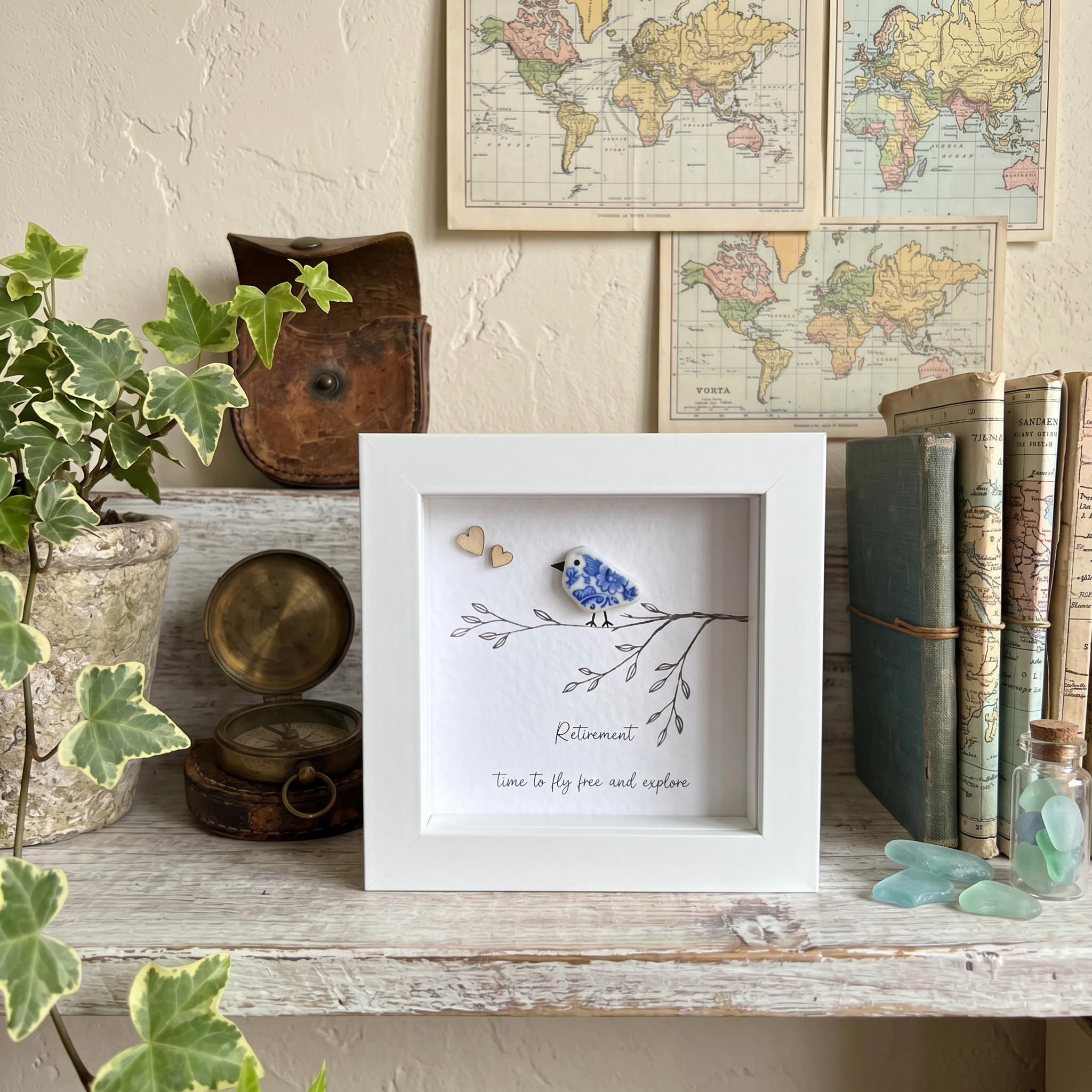 The Porcelain Tiles Art--Time to fly free and explore