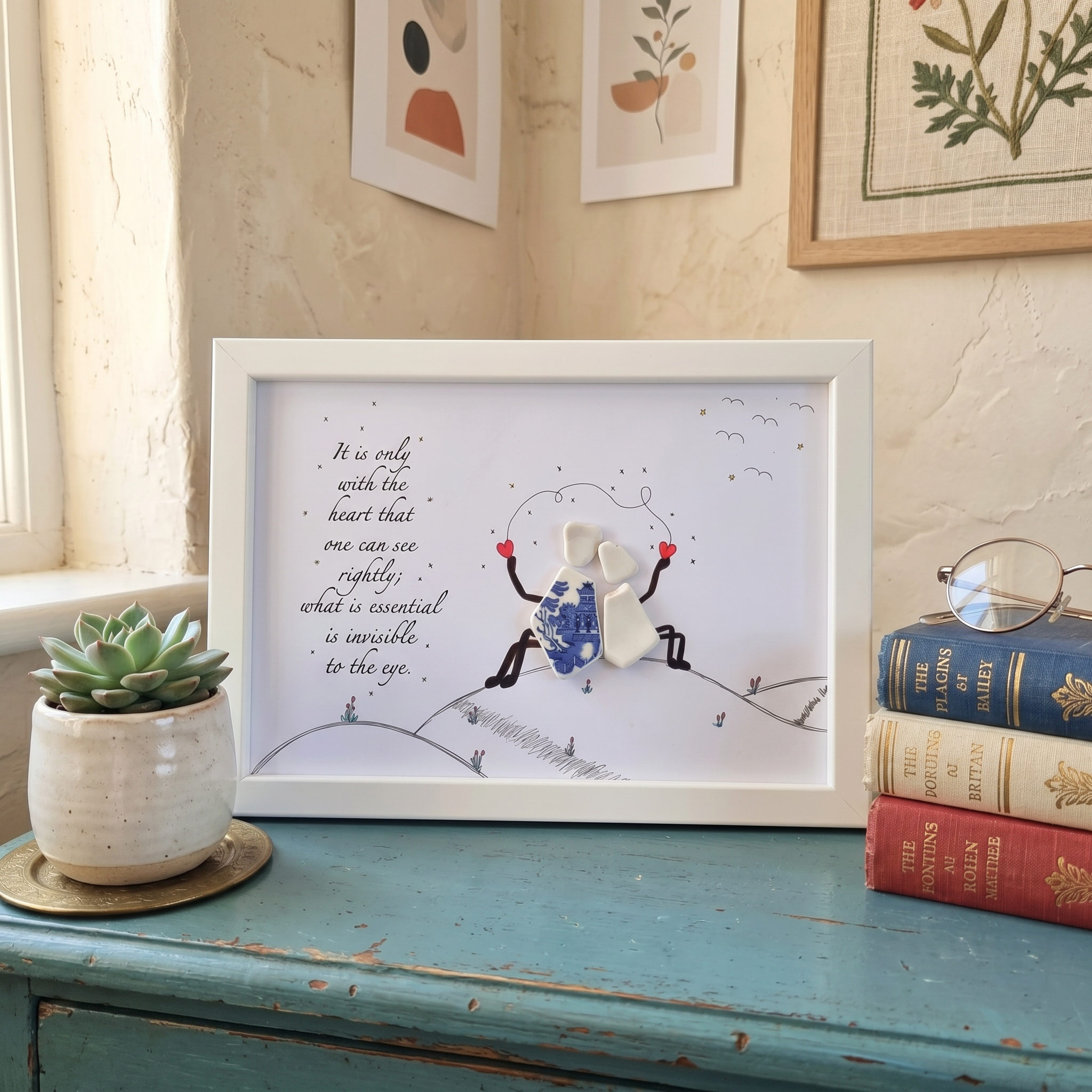 The Porcelain Tiles Art-Not every love needs to be spoken🤝💖