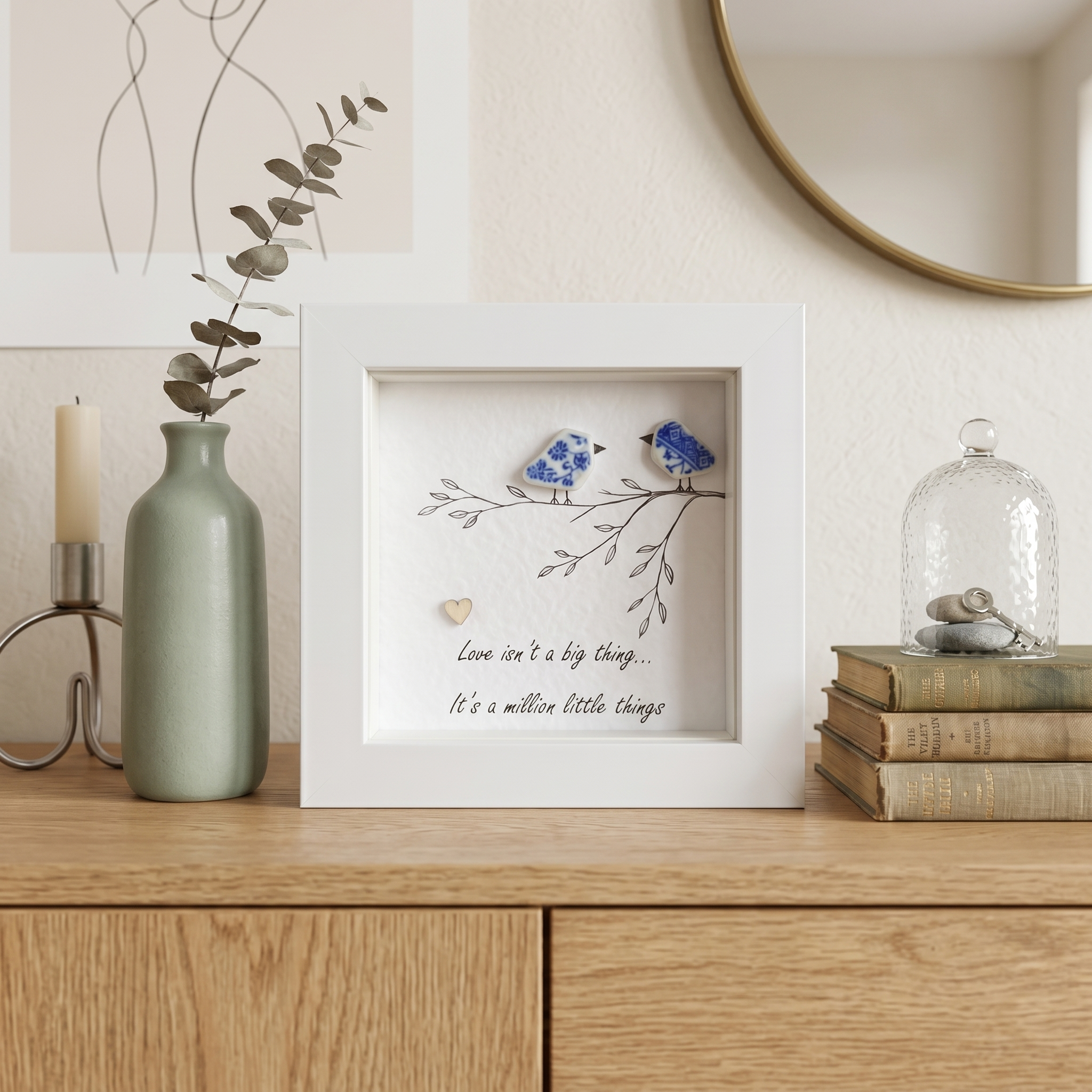 The Porcelain Tiles Art--Love isn't a big thing...