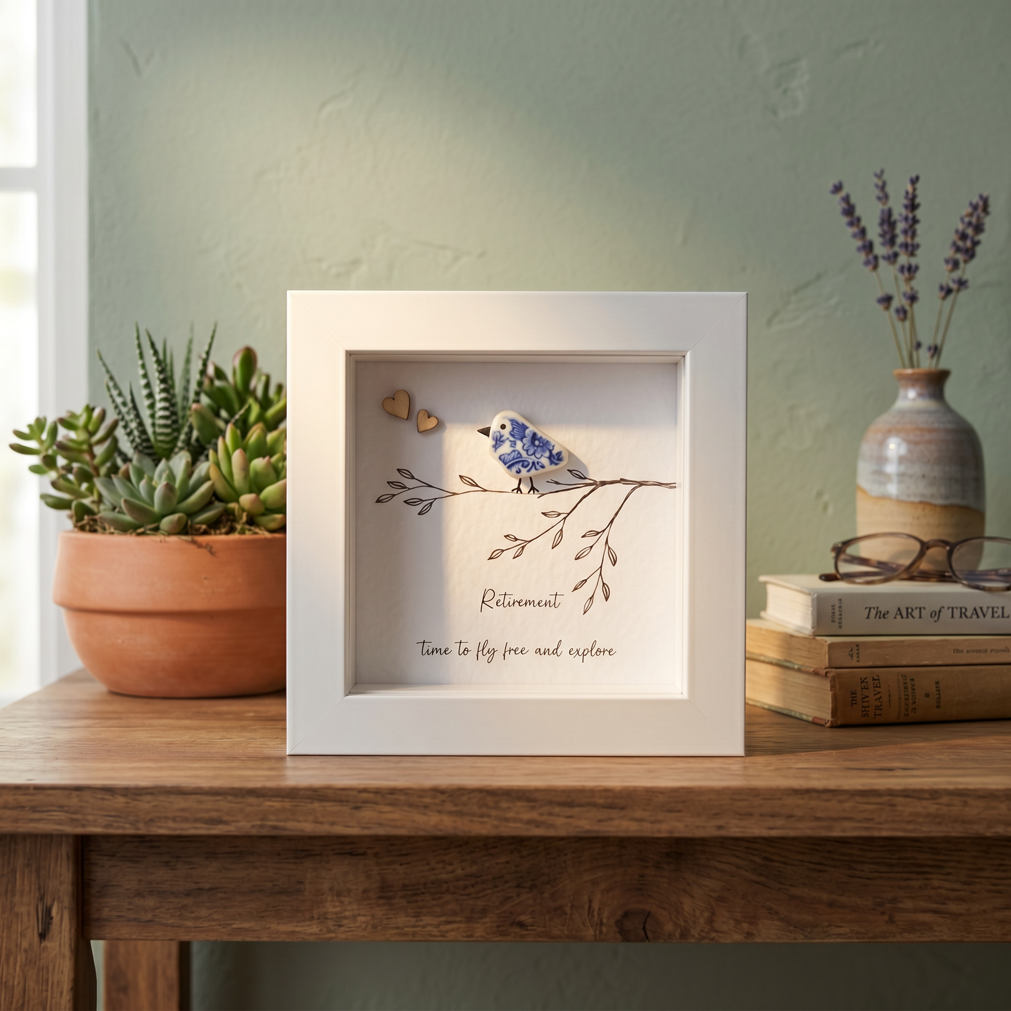 The Porcelain Tiles Art--Time to fly free and explore