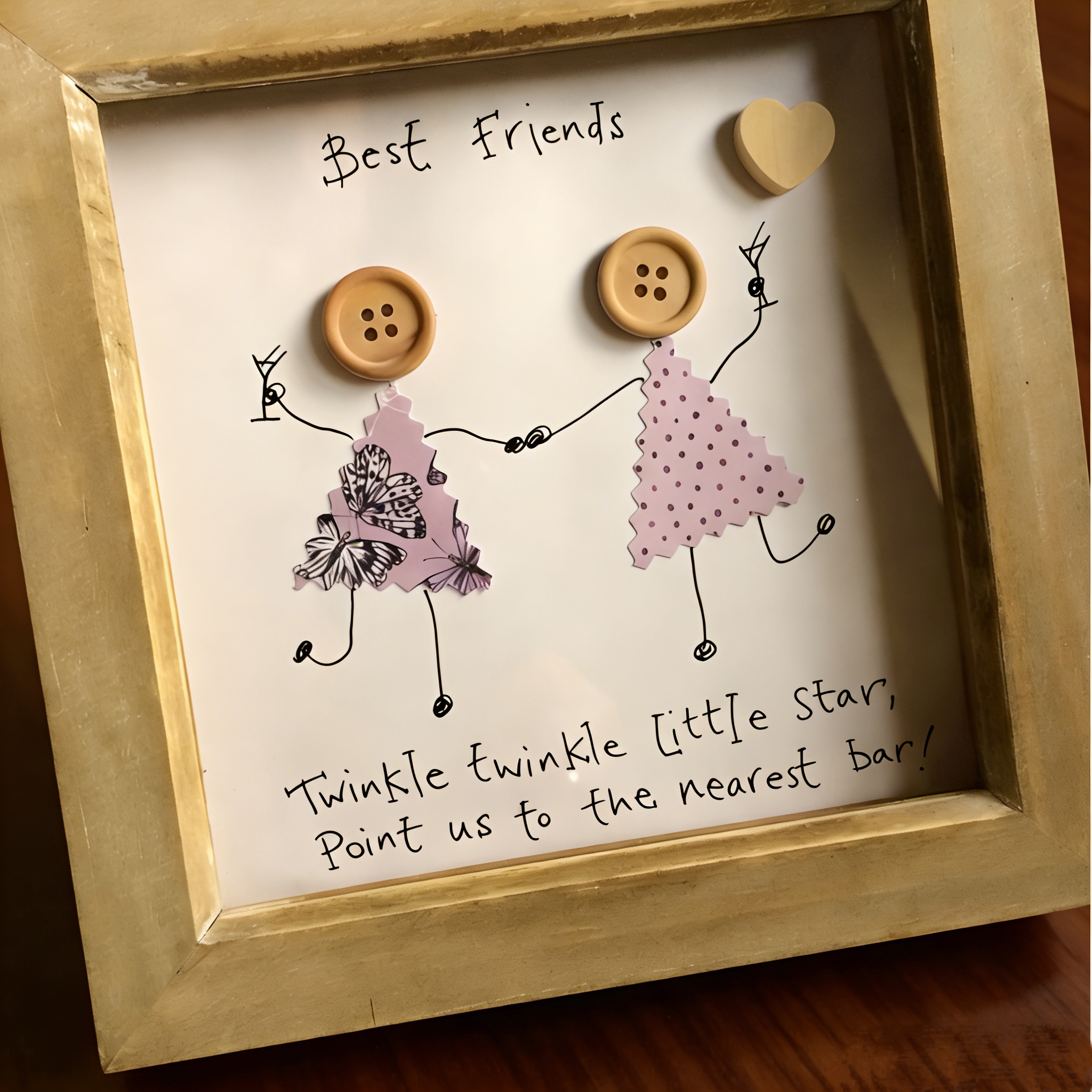 Button Art Decor：family 