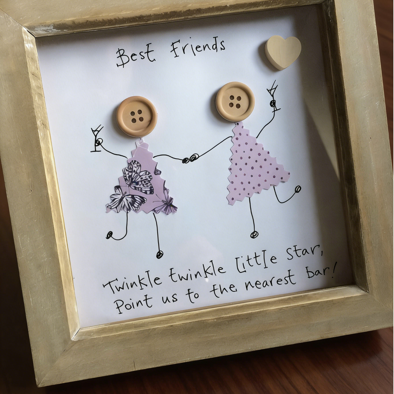 Button Art Decor：family 