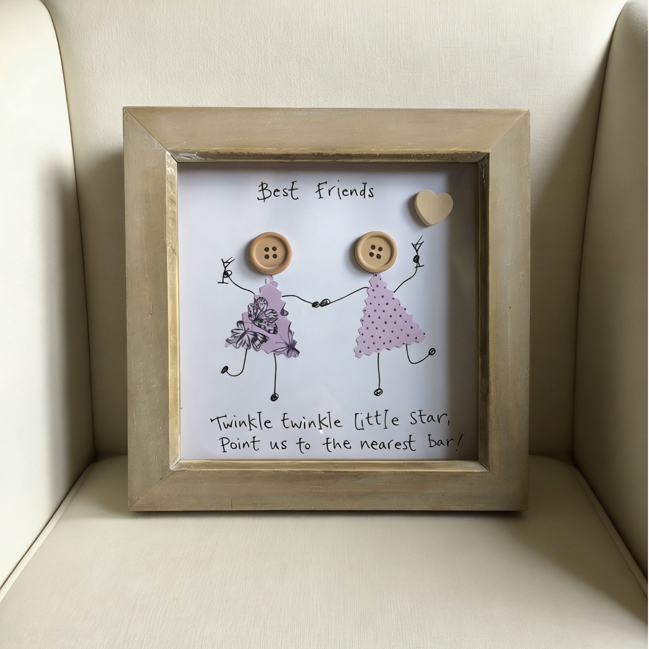 Button Art Decor：family 