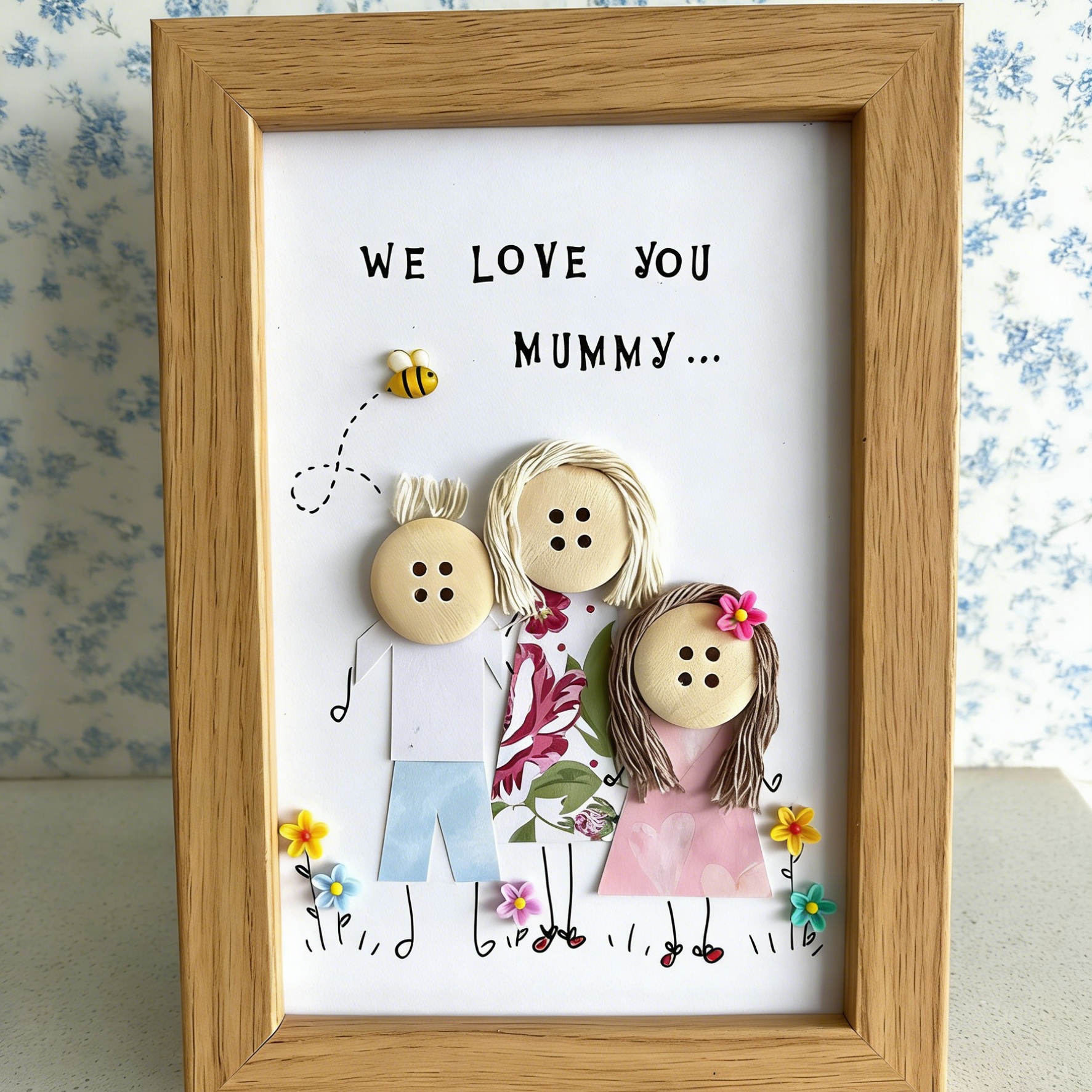 Button Art Decor：Happy Mother's Day! Creative Mother's Day Gifts