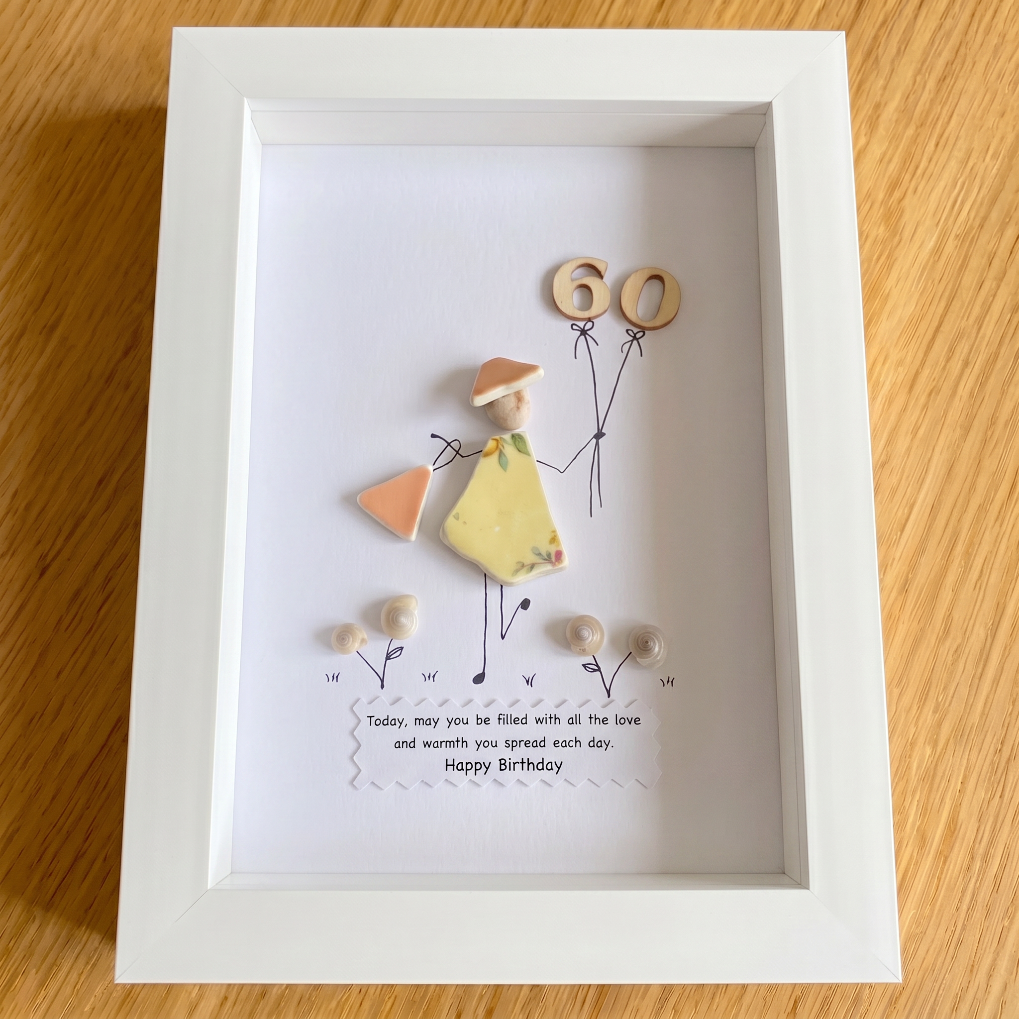 The Porcelain Tiles Art-Happy Birthday 