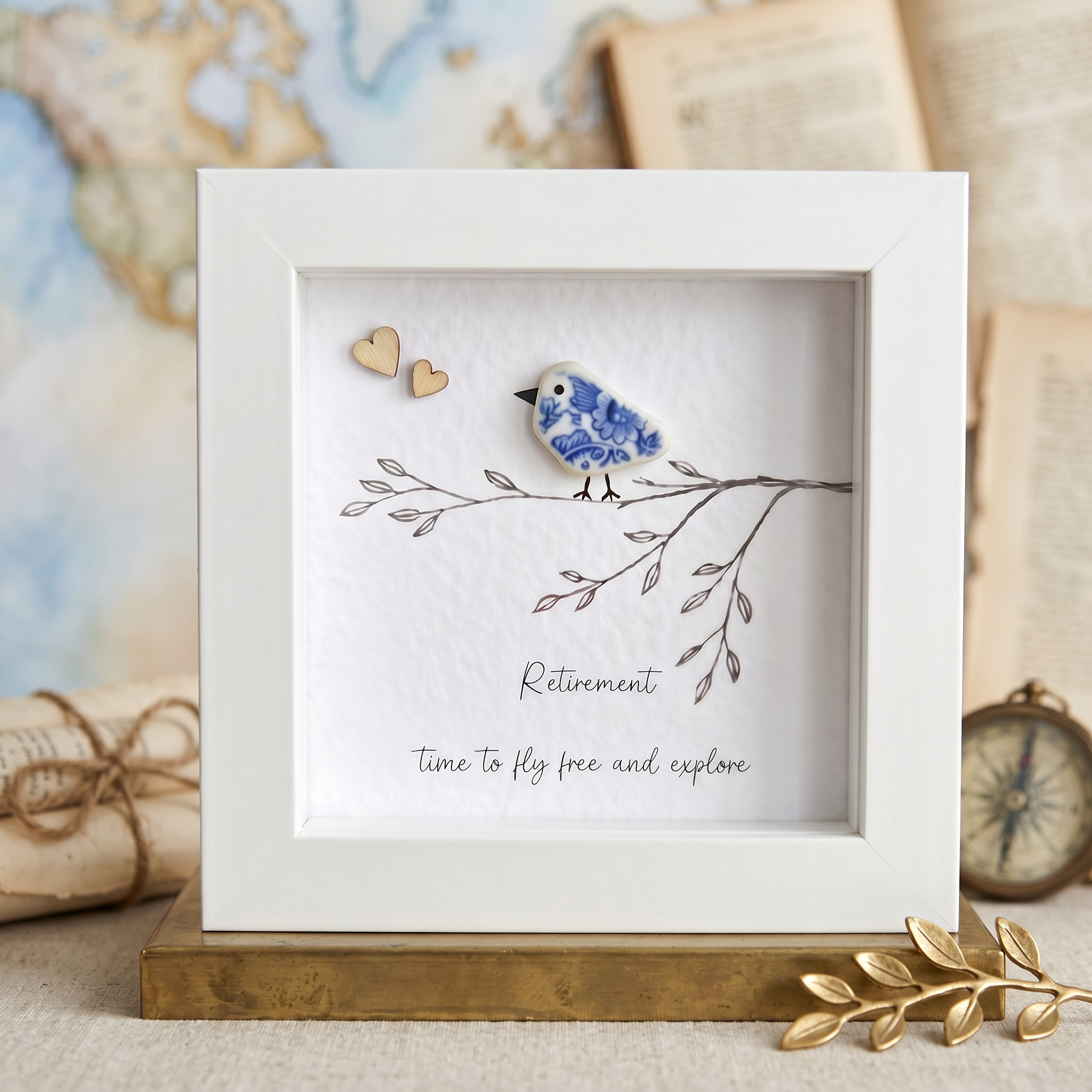 The Porcelain Tiles Art--Time to fly free and explore