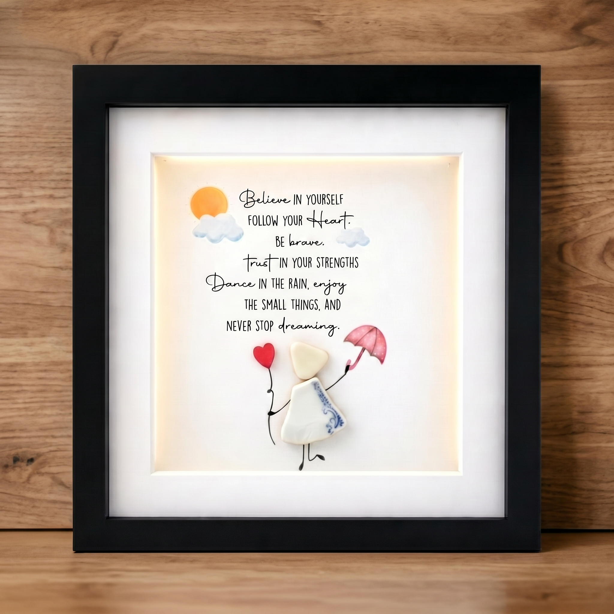 The Porcelain Tiles Art--💫When you believe, every day is filled with sunshine. ☀️