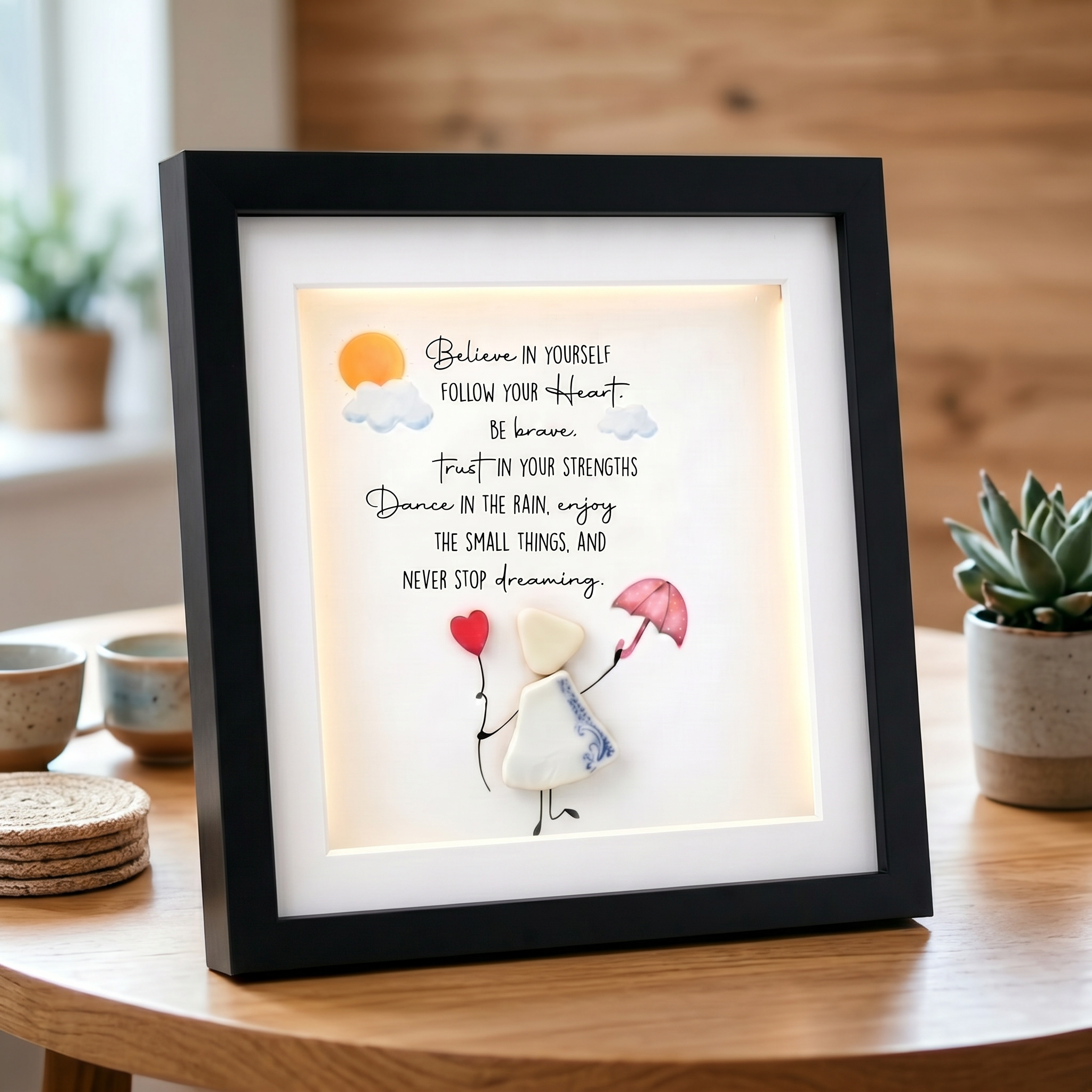 The Porcelain Tiles Art--💫When you believe, every day is filled with sunshine. ☀️
