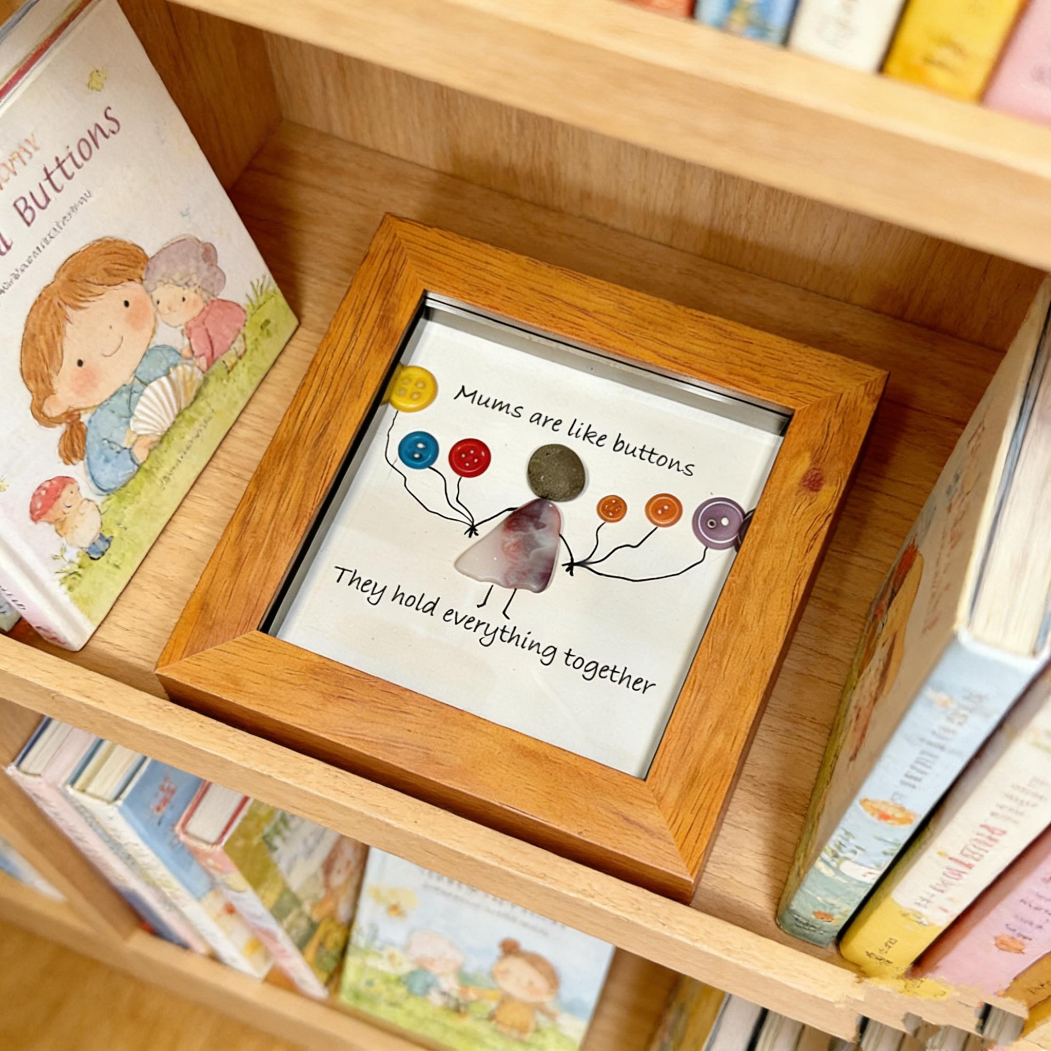 Button Art Decor For Mums