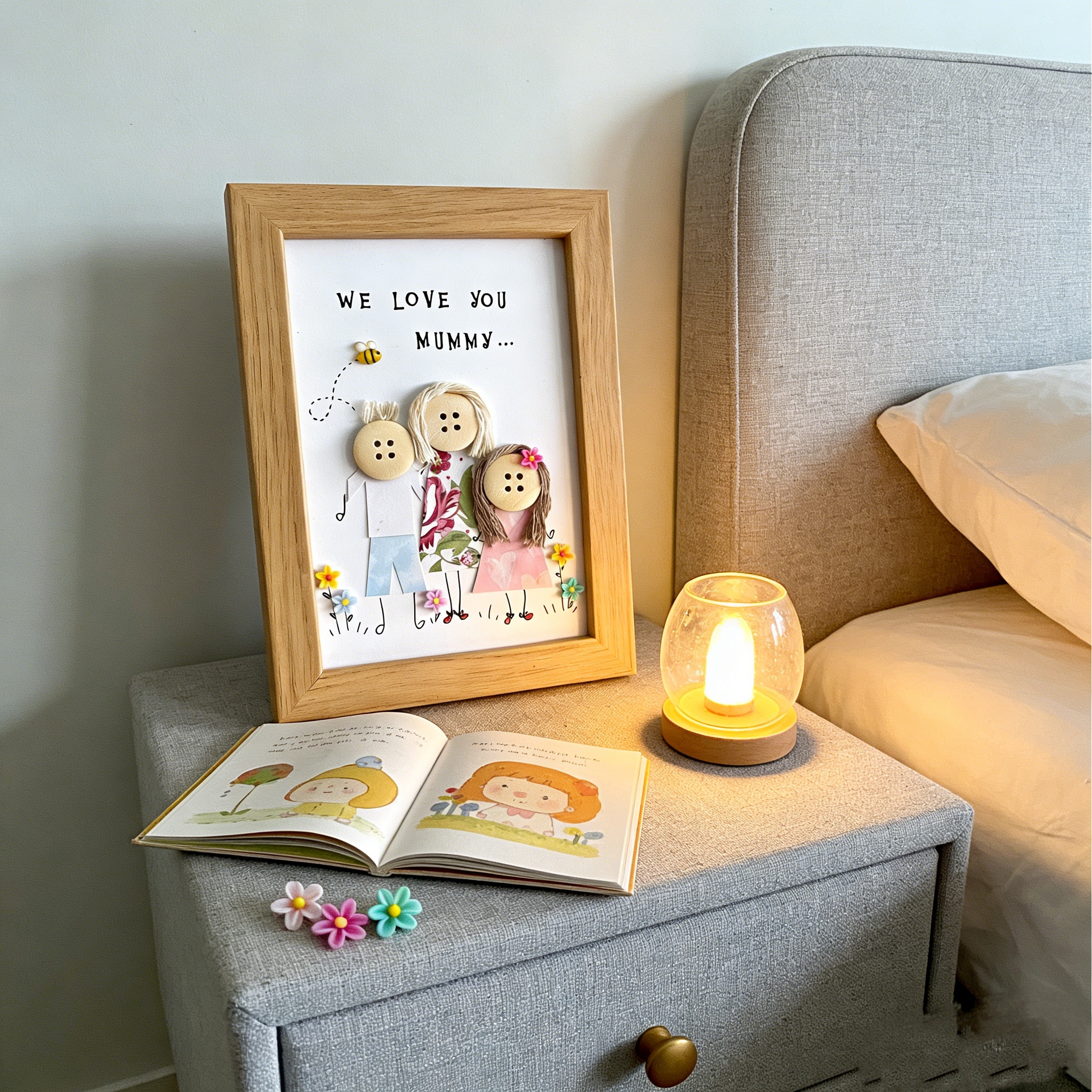 Button Art Decor：Happy Mother's Day! Creative Mother's Day Gifts