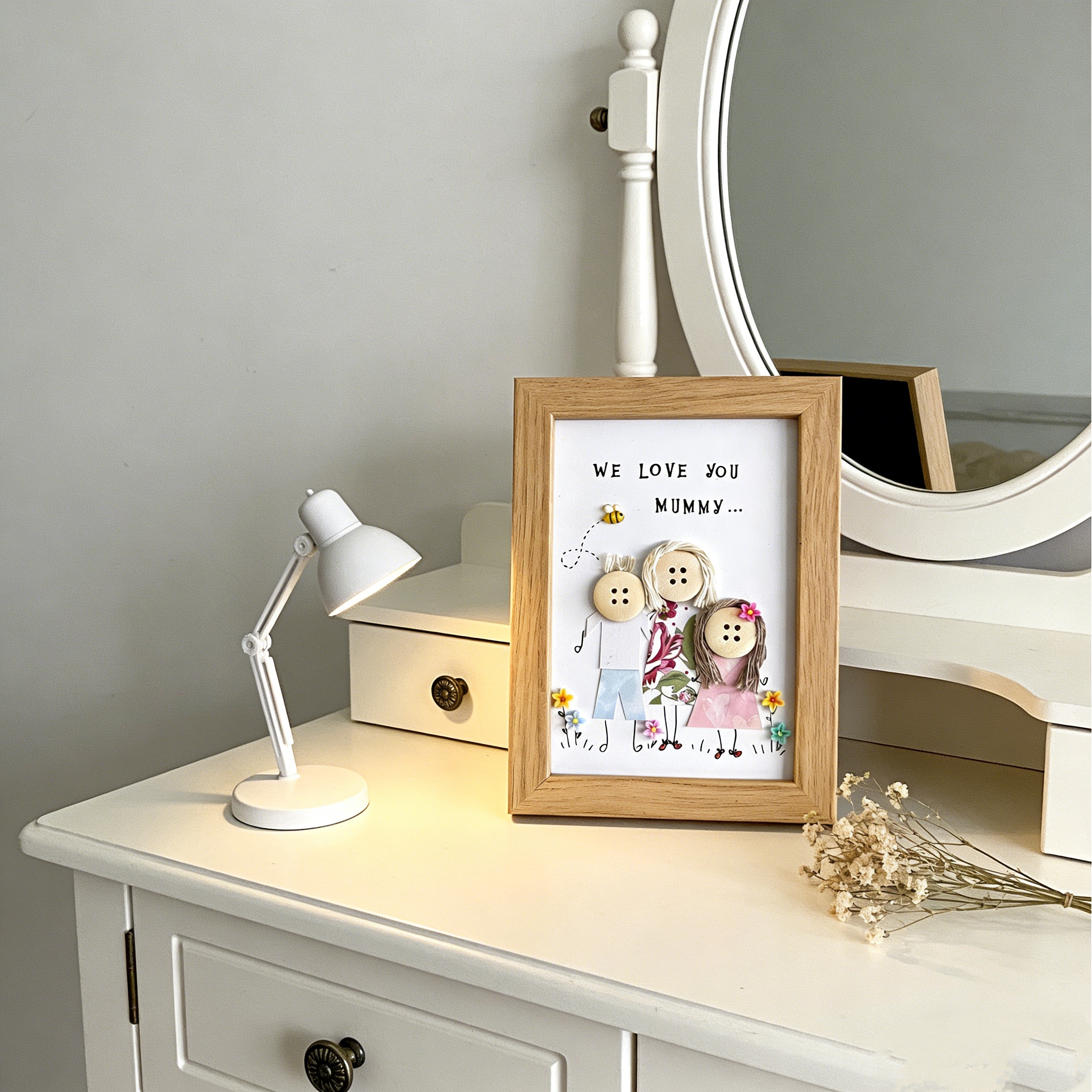 Button Art Decor：Happy Mother's Day! Creative Mother's Day Gifts