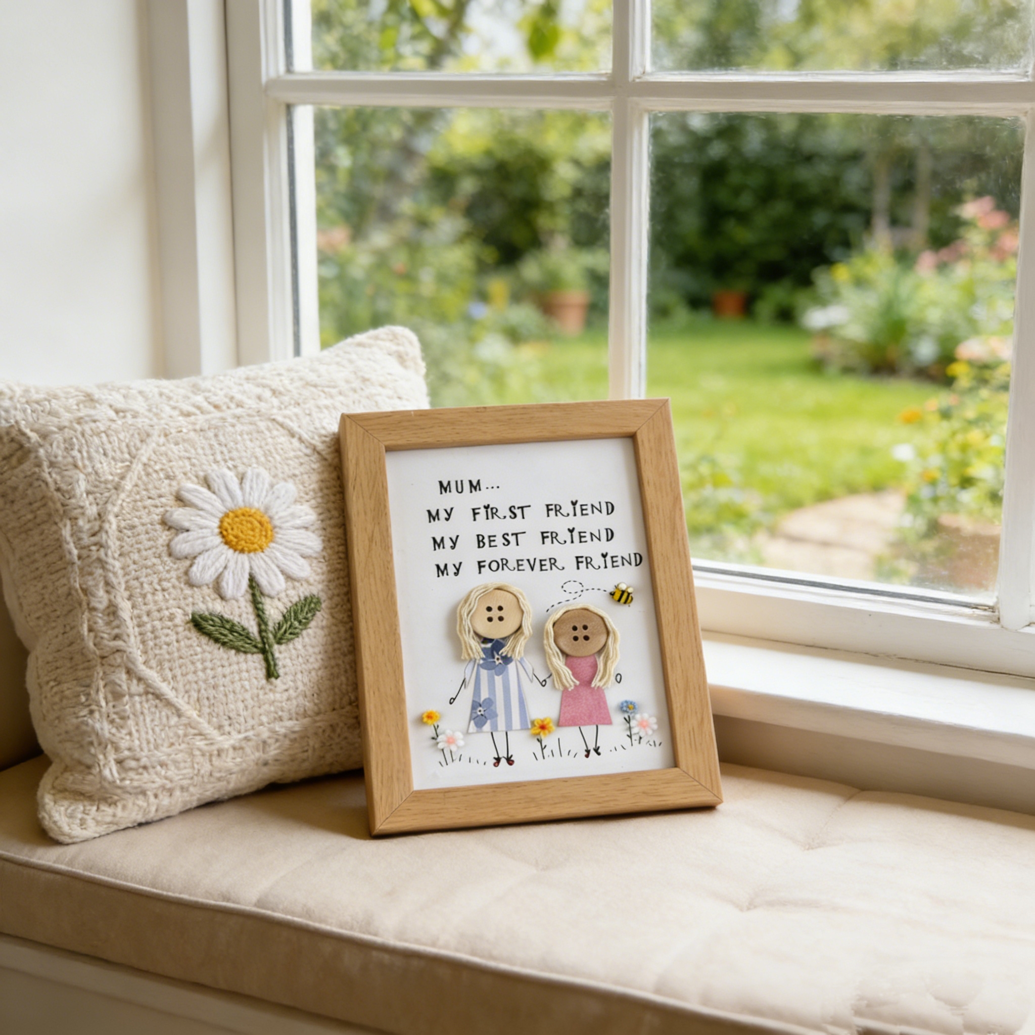 Button Art Decor：Happy Mother's Day! Creative Mother's Day Gifts