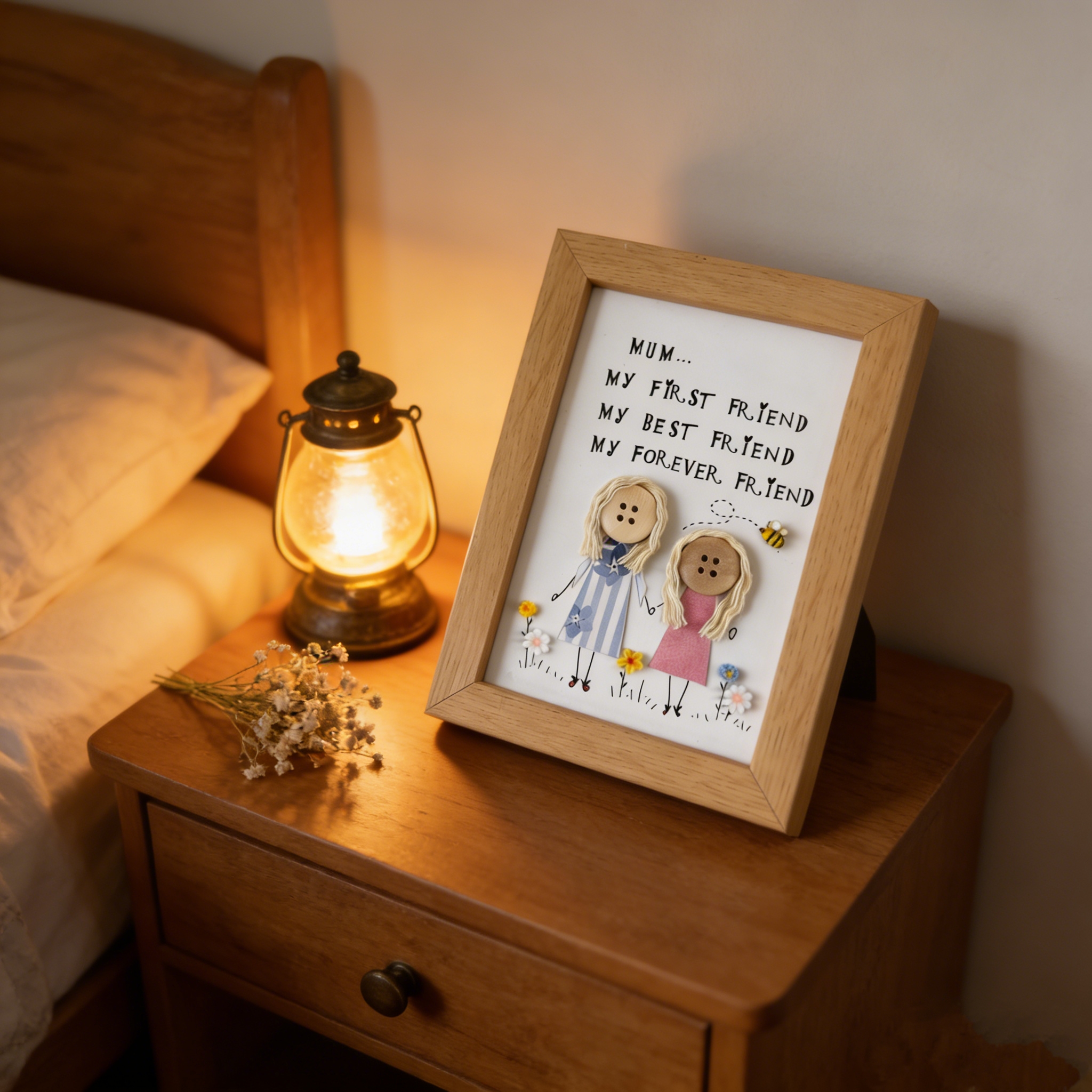 Button Art Decor：Happy Mother's Day! Creative Mother's Day Gifts