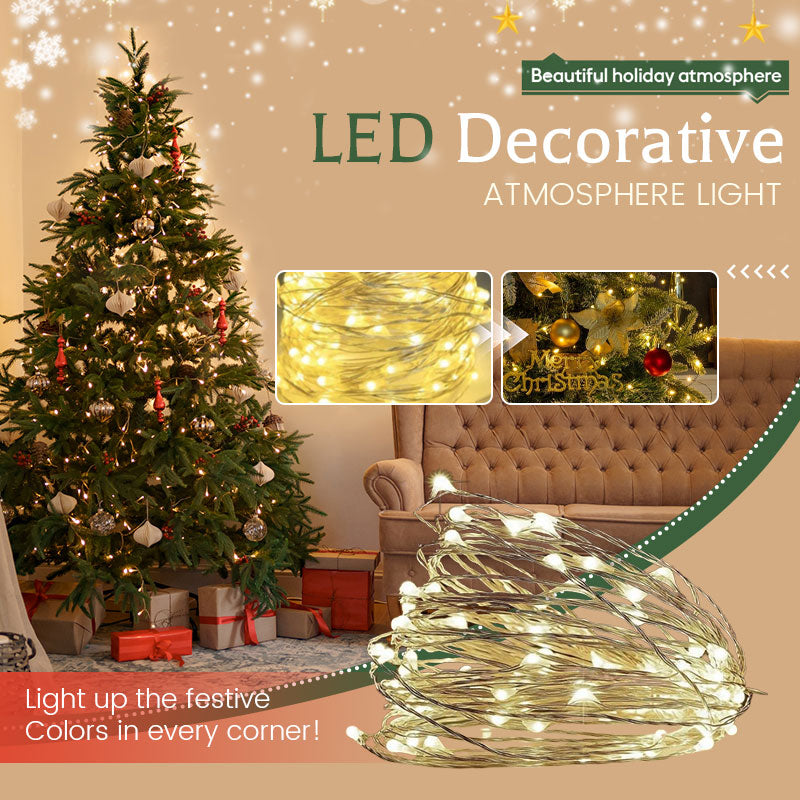 Christmas LED String Lights – Warm Holiday & Home Ambiance Decor