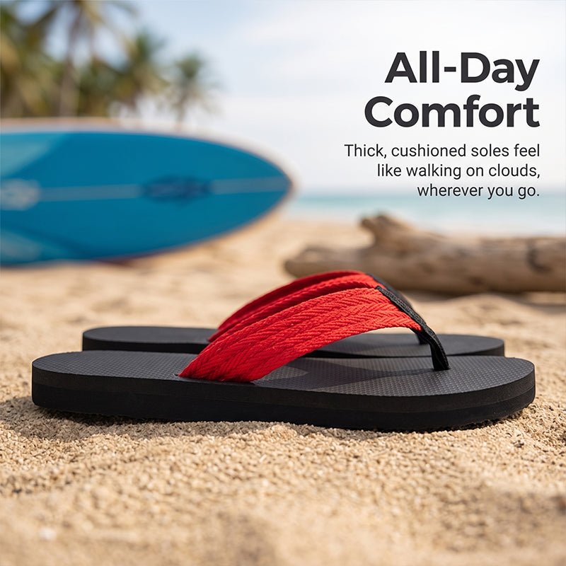 🏖️Cheeky Meme Flip Flops for Men – Funny Summer Beach Slippers👣