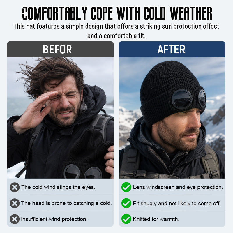 Warm Knitted Outdoor Cap