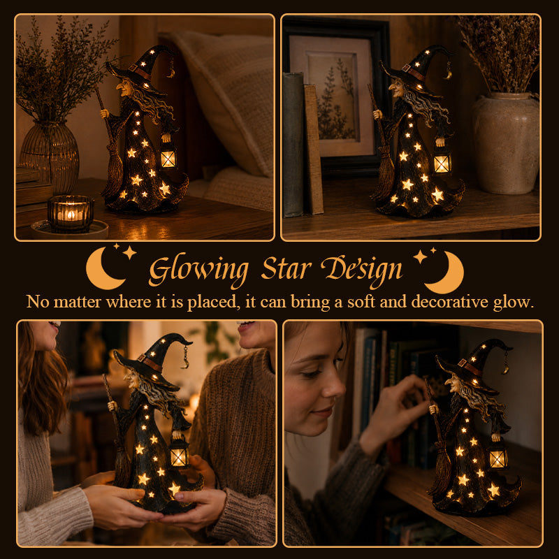 Star Witch Night Light Ornaments