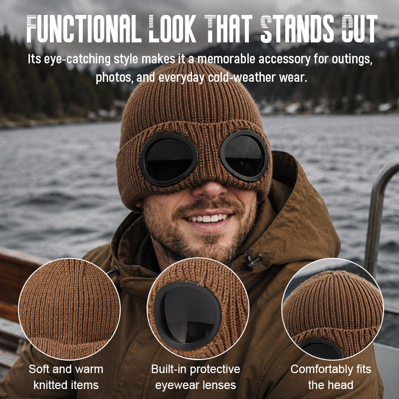 Warm Knitted Outdoor Cap