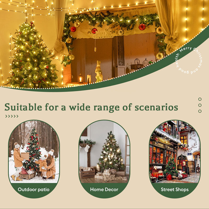 Christmas LED String Lights – Warm Holiday & Home Ambiance Decor