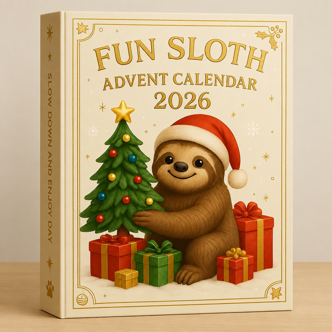 🦥Fun Sloth Christmas Advent Calendar 2026 – Cute Sloth Countdown Collection🎄